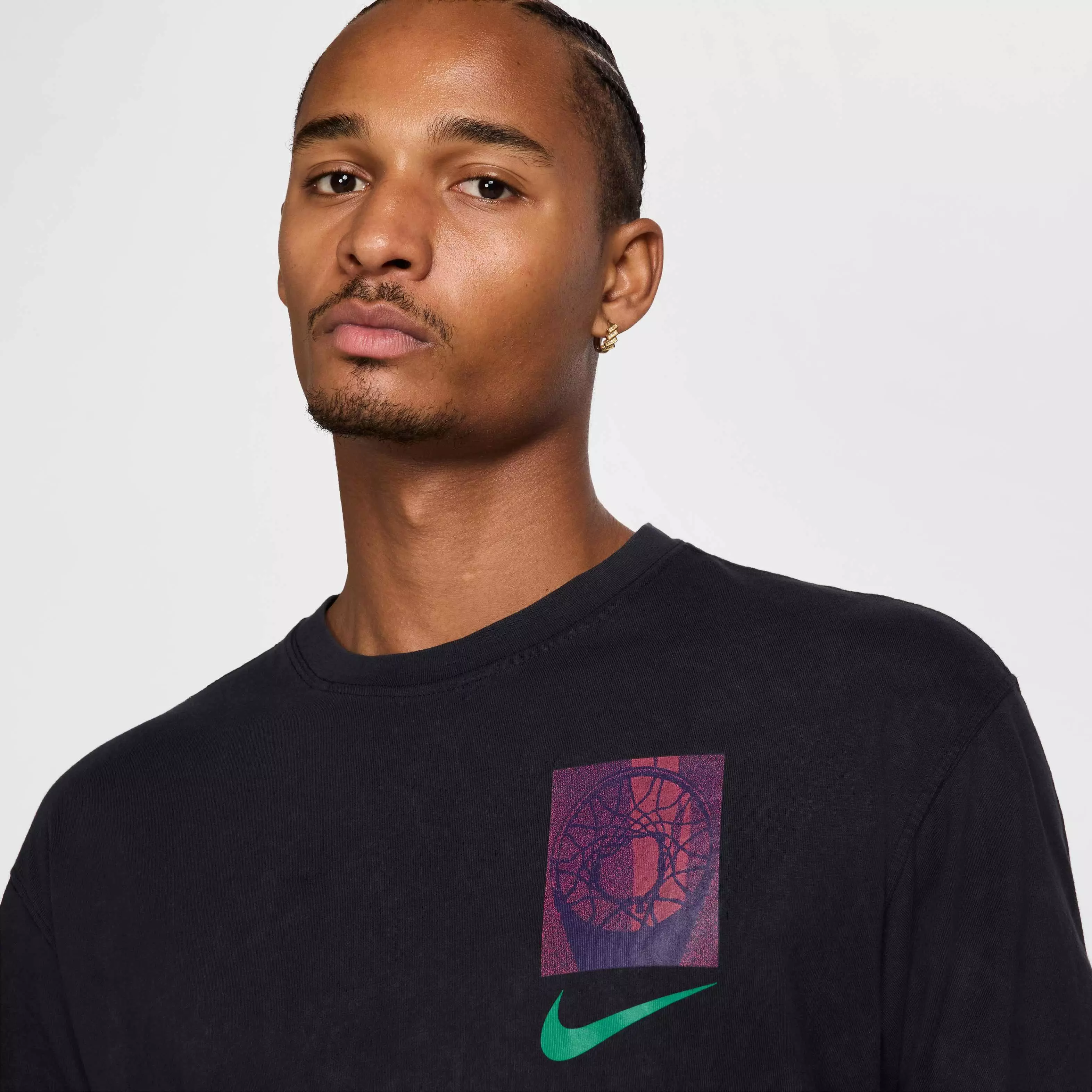 Nike Men's Max90 OC 1 Basketball T-Shirt - BLACK
