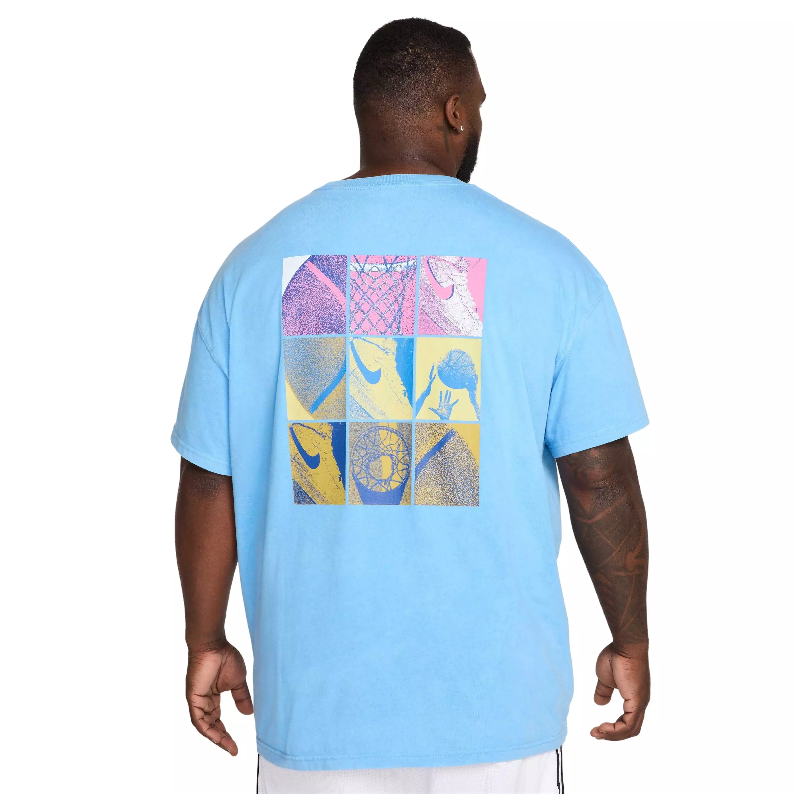 Nike Men's Max90 OC 1 Basketball T-Shirt - BLUE