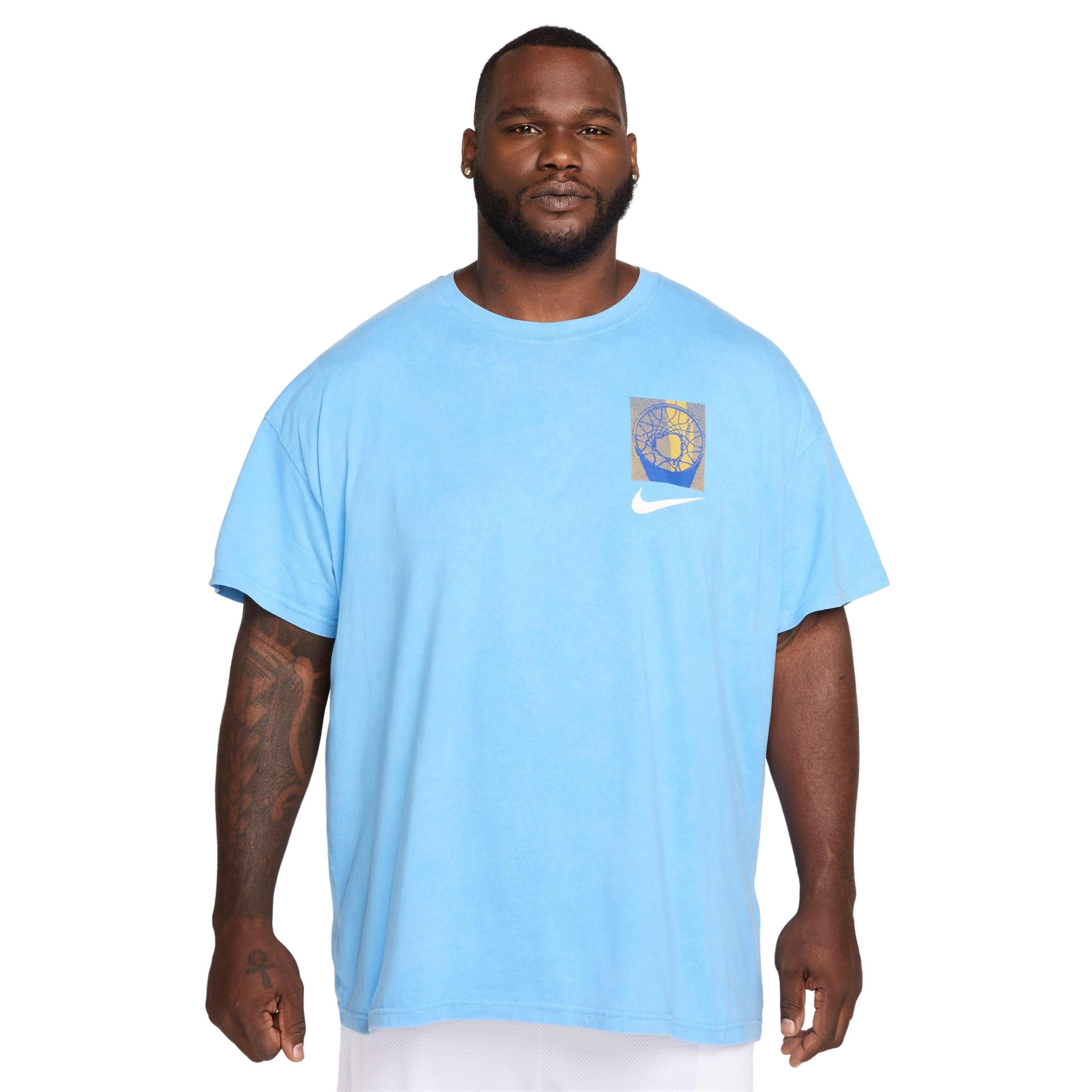 Nike Men's Max90 OC 1 Basketball T-Shirt - BLUE Thumbnail View 1
