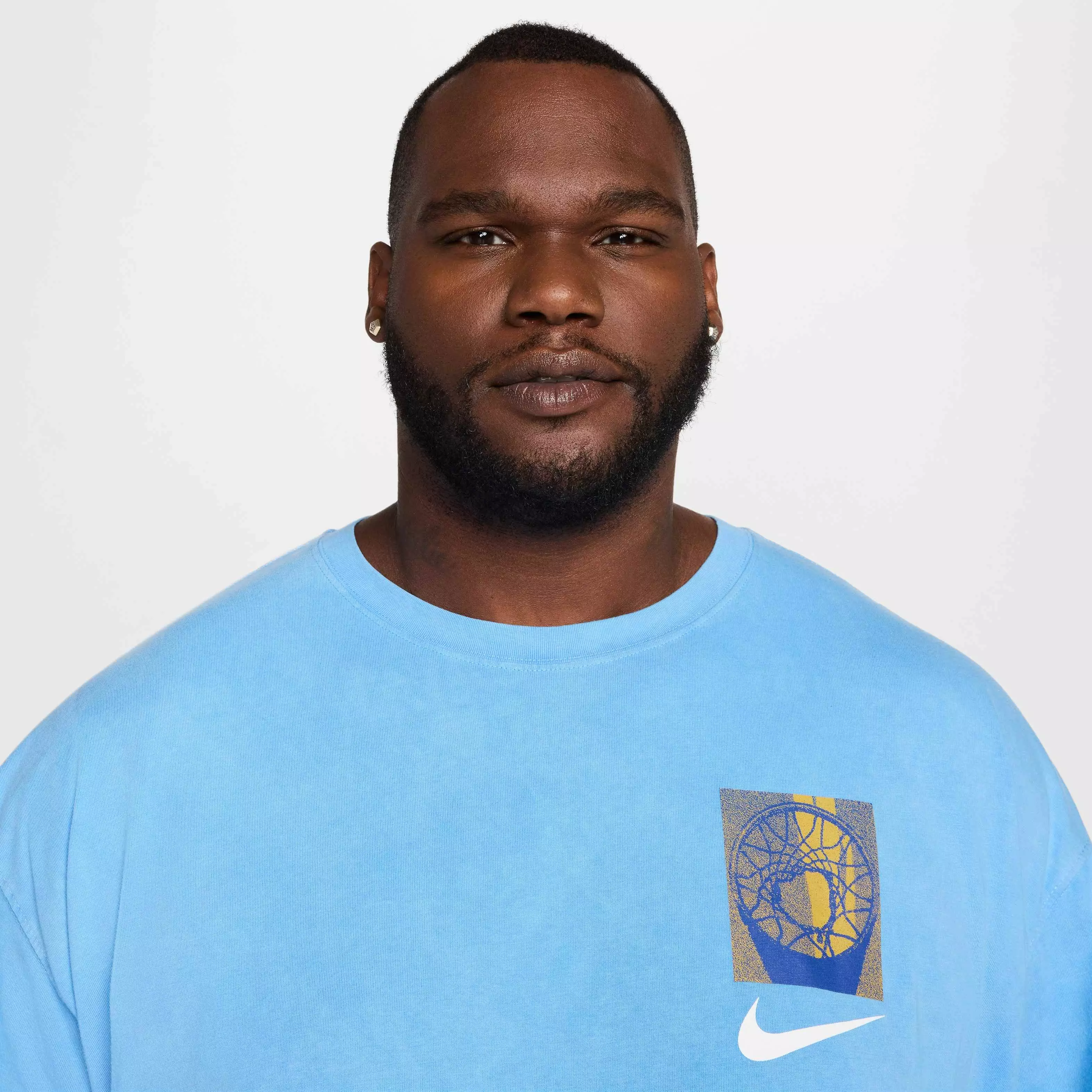 Nike Men's Max90 OC 1 Basketball T-Shirt - BLUE