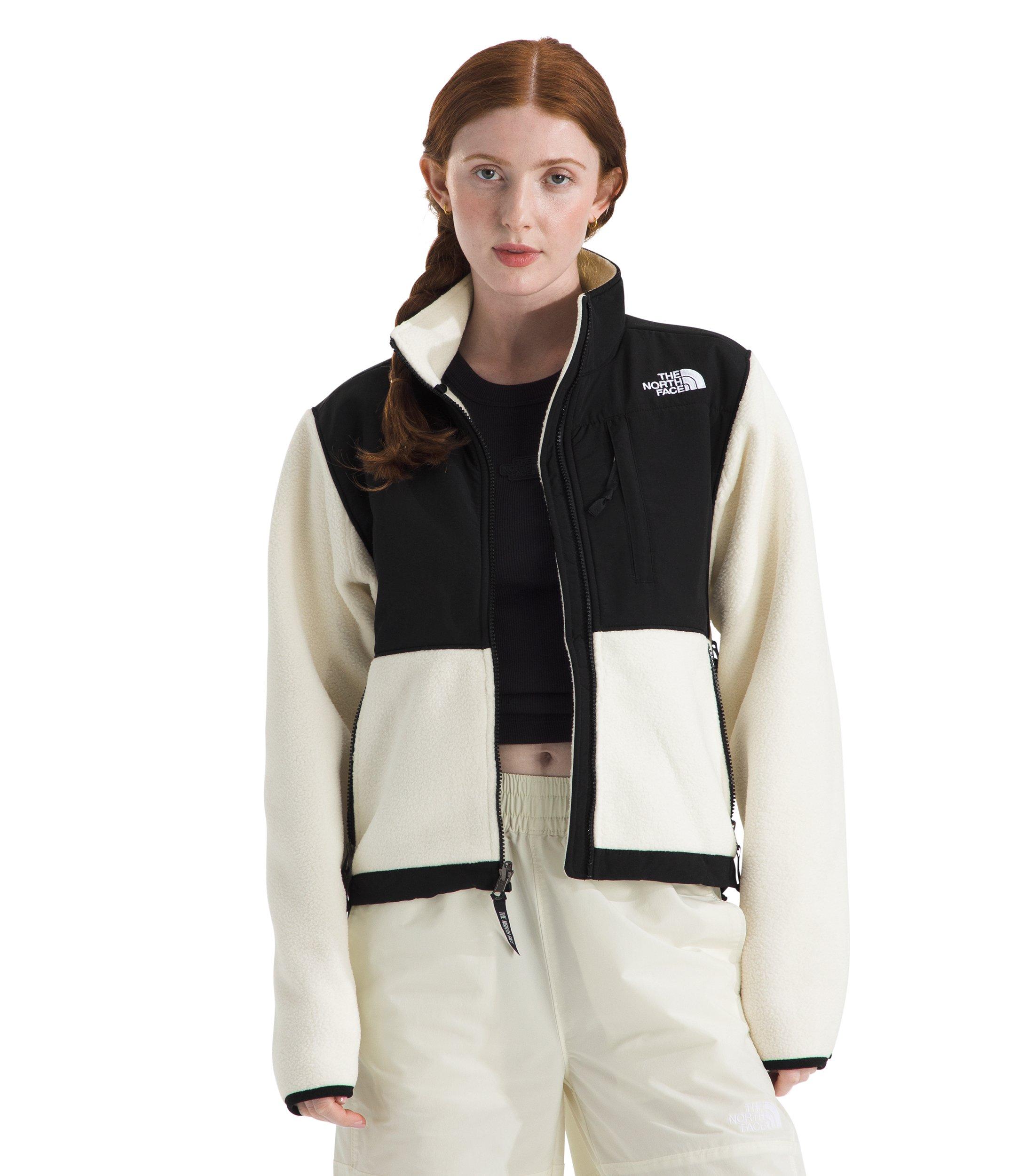 The North Face Women's Retro Denali Jacket - White/Black - WHITE/BLACK Thumbnail View 1