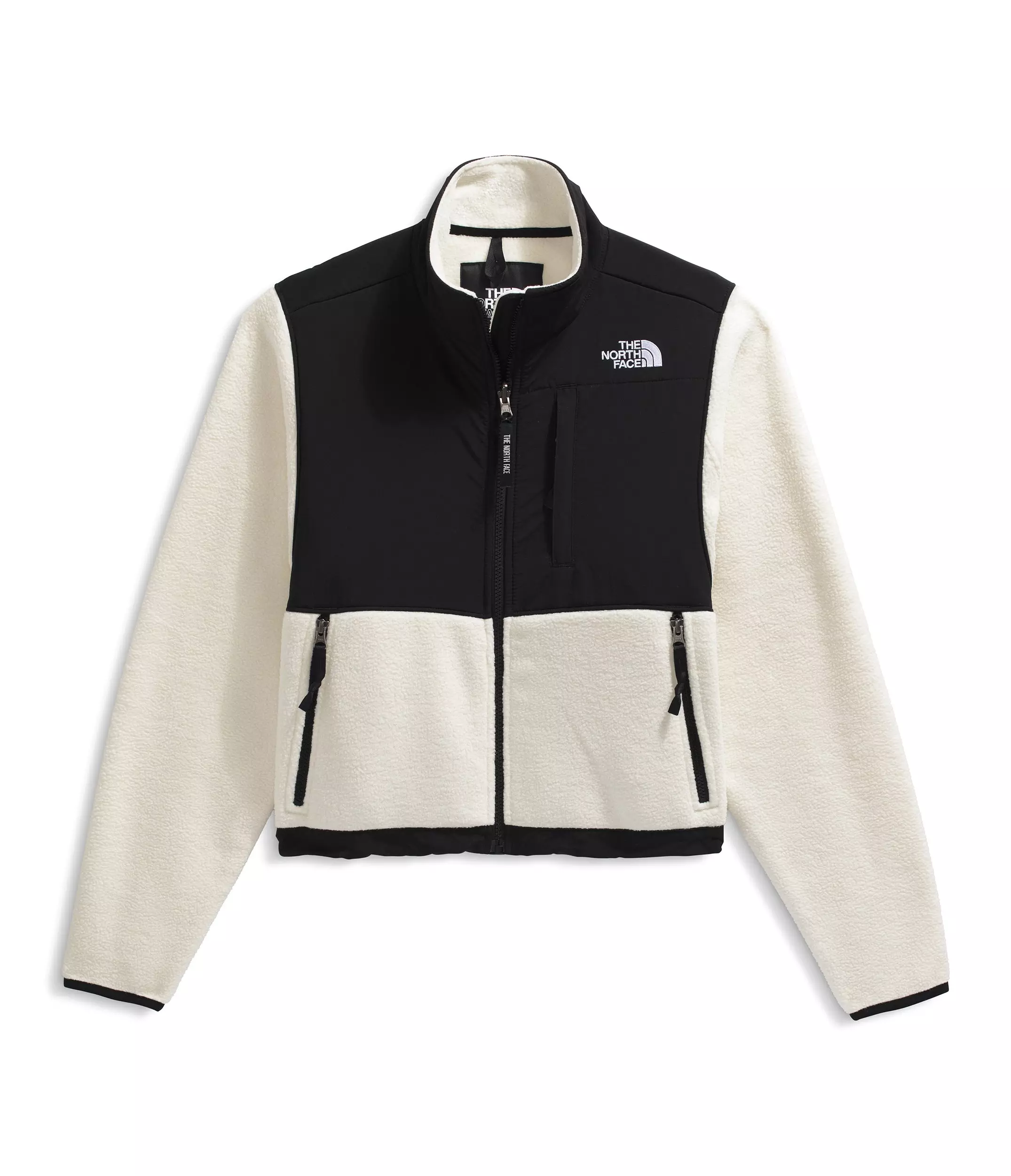 The North Face Women's Retro Denali Jacket - White/Black - WHITE/BLACK