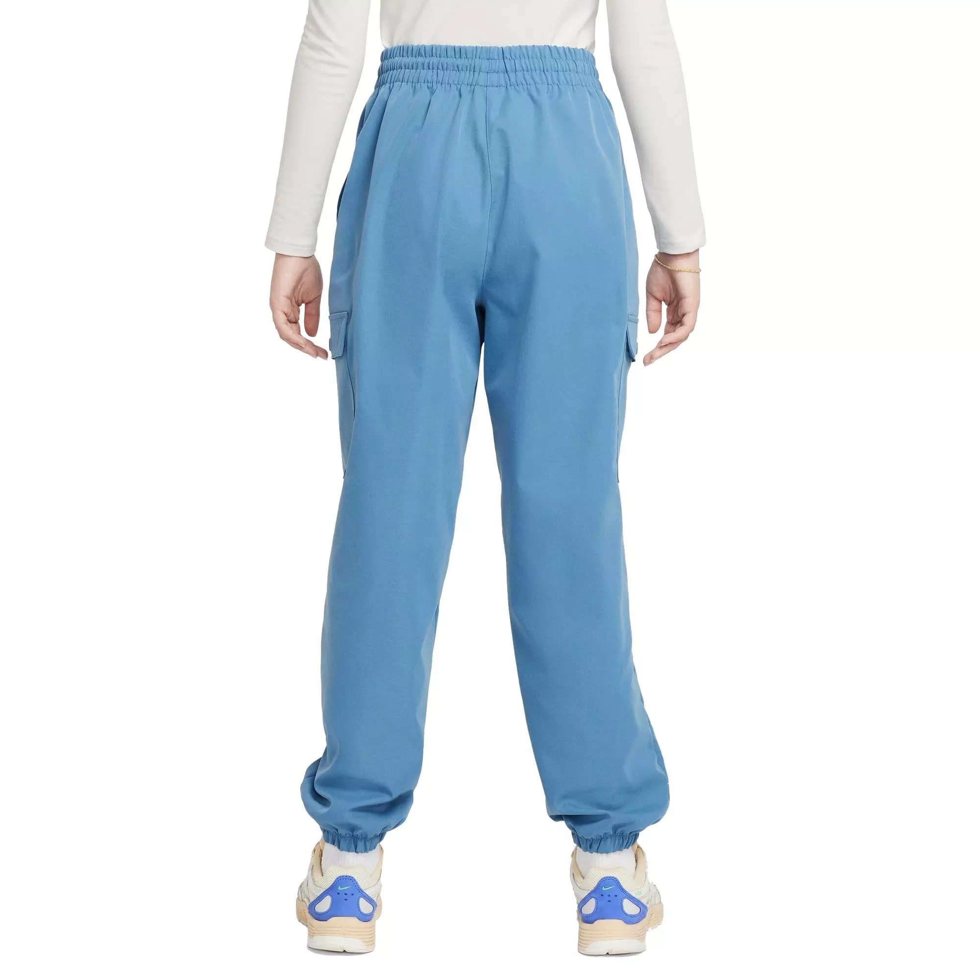 Nike Big Girls' Sportswear Style Star Cargo Pants - BLUE