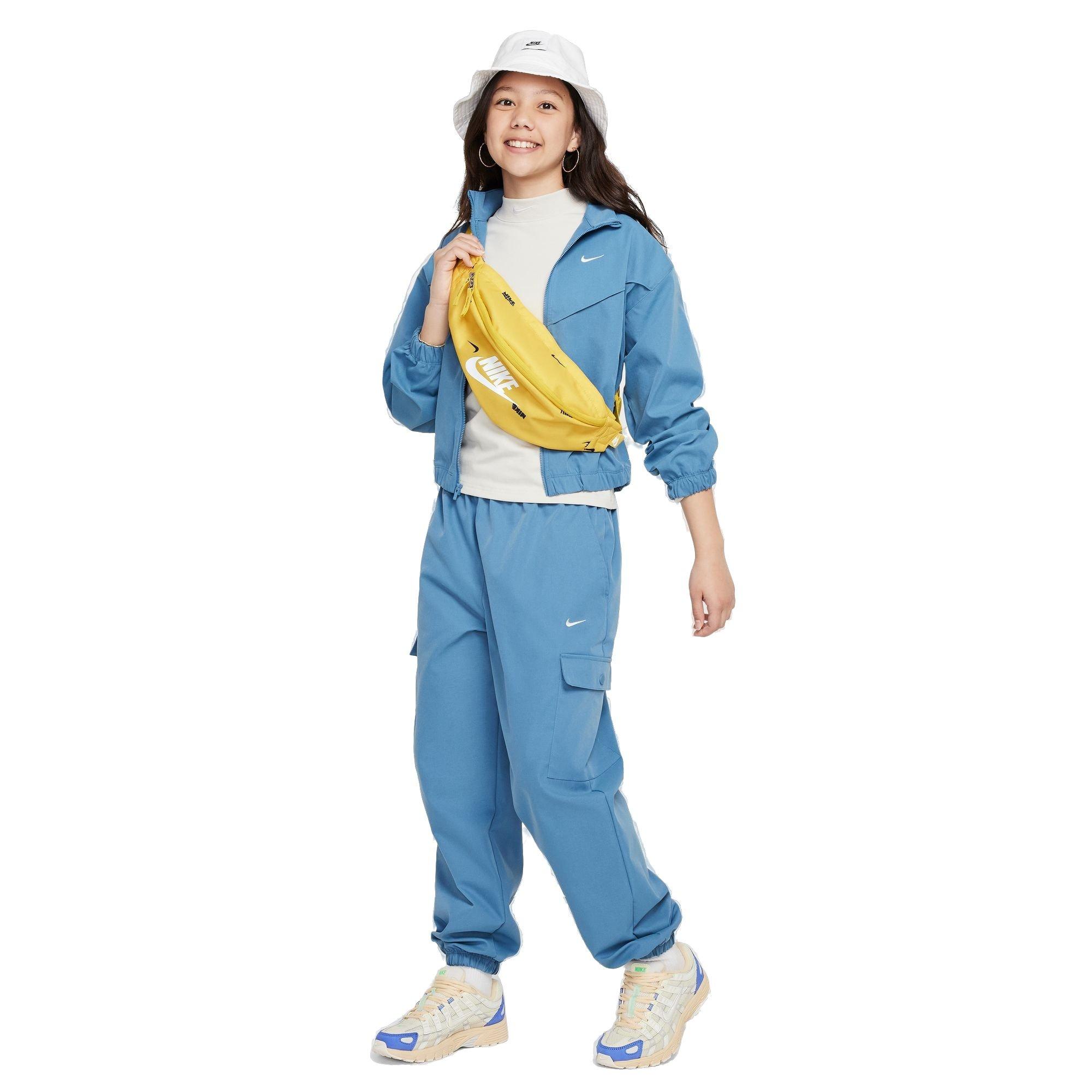 Nike Big Girls' Sportswear Style Star Cargo Pants - BLUE Thumbnail View 6