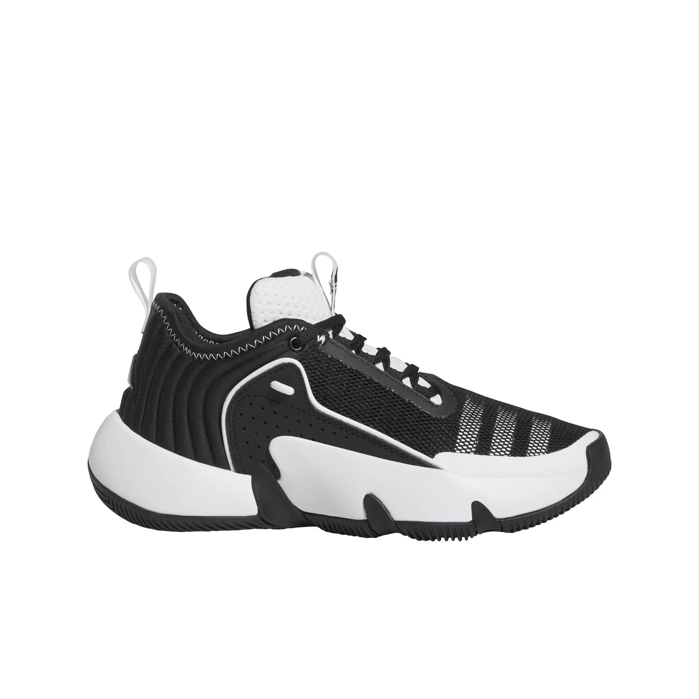 adidas Trae Unlimited "Core Black/Ftwr White/Core Black" Grade School Boys' Basketball Shoe - BLACK/WHITE/BLACK