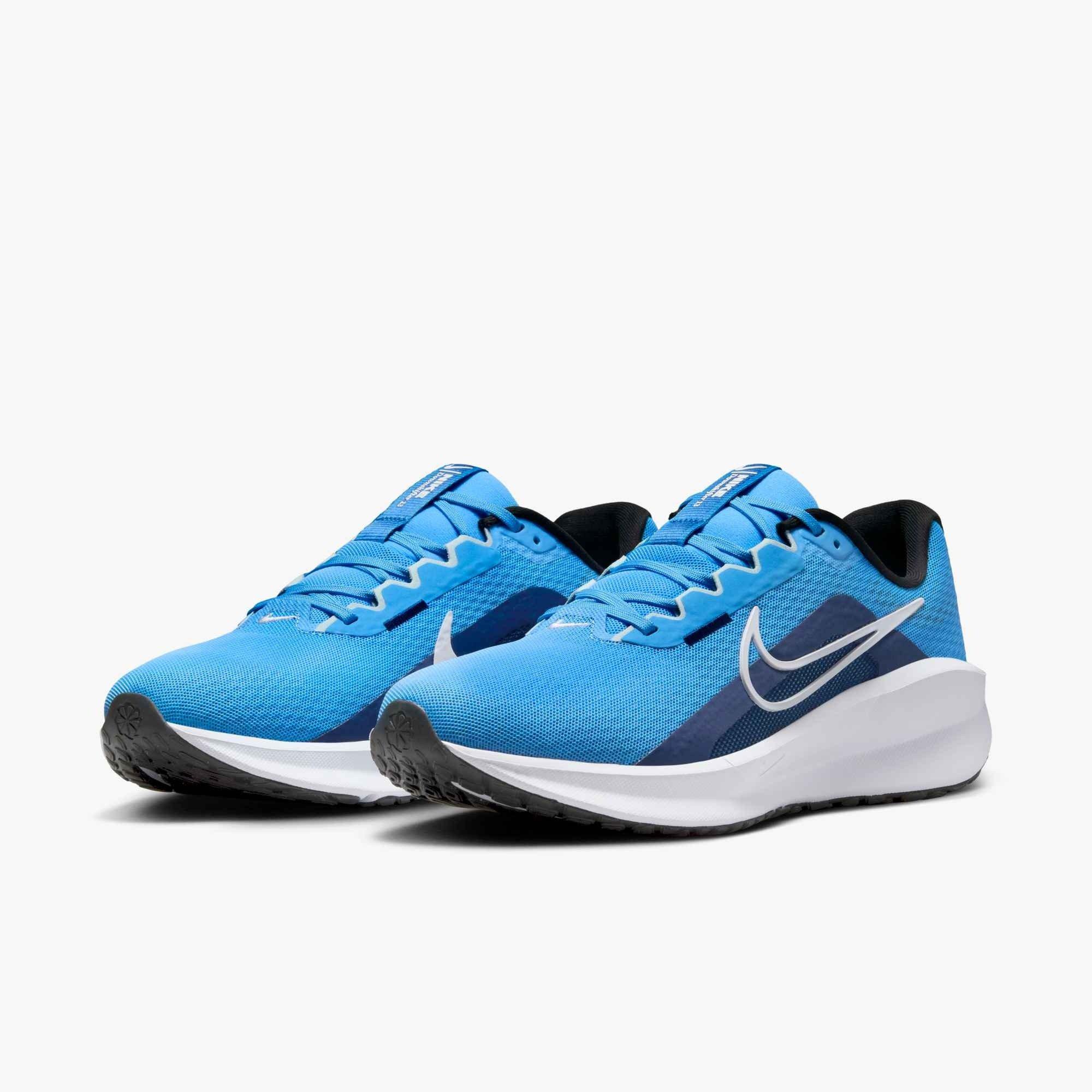 Nike Downshifter 13 "University Blue/White/Blue Void" Men's Running Shoe - BLUE/WHITE/BLUE Thumbnail View 4