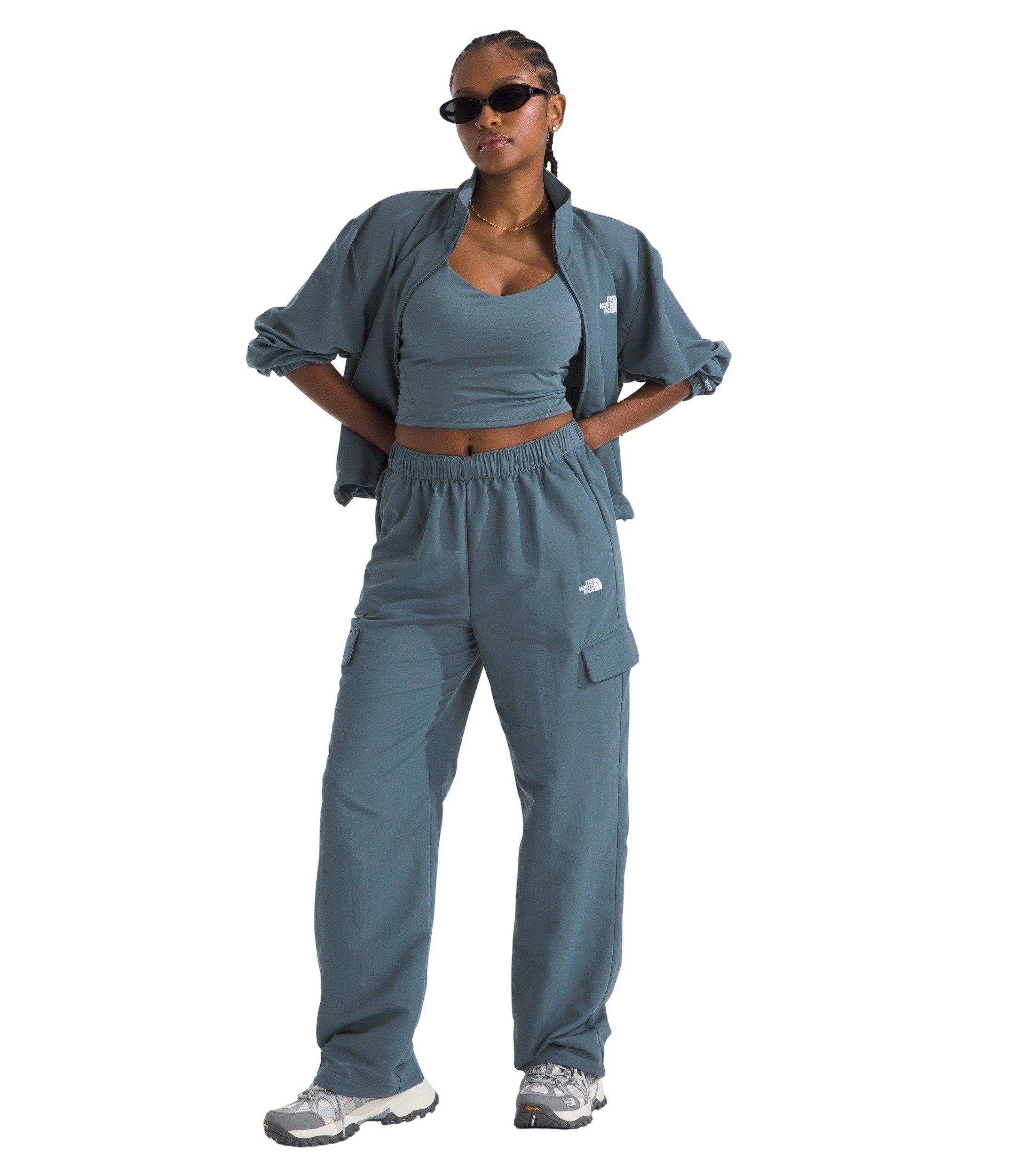 The North Face Women's Easy Wind Cargo Pants -Grey - GREY Thumbnail View 4