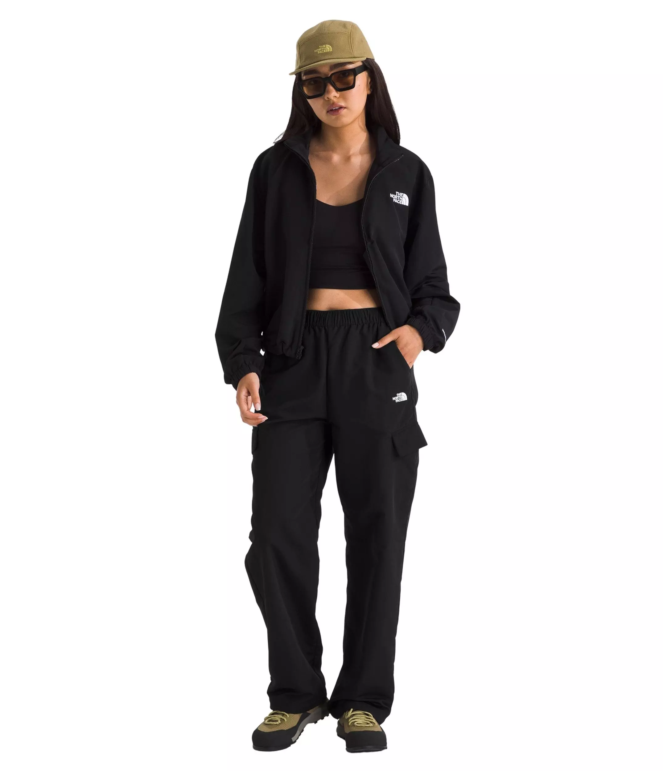 The North Face Women's Easy Wind Cargo Pants -Black - BLACK