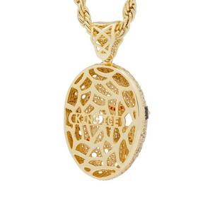 King Ice XL Hockey Mask Necklace - GOLD