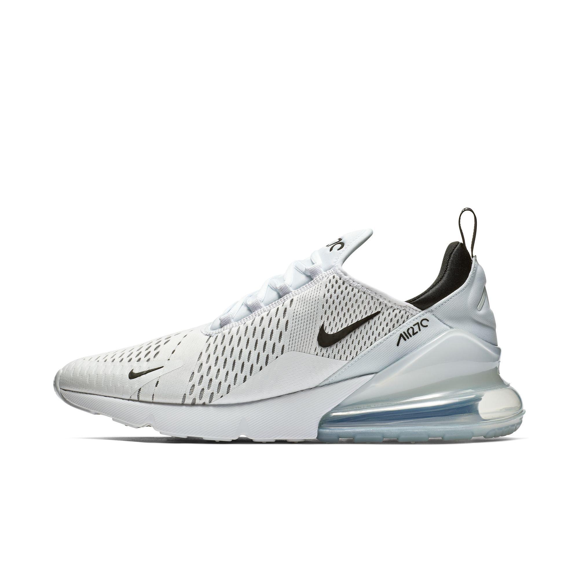 Air max 270 shop all white grade school