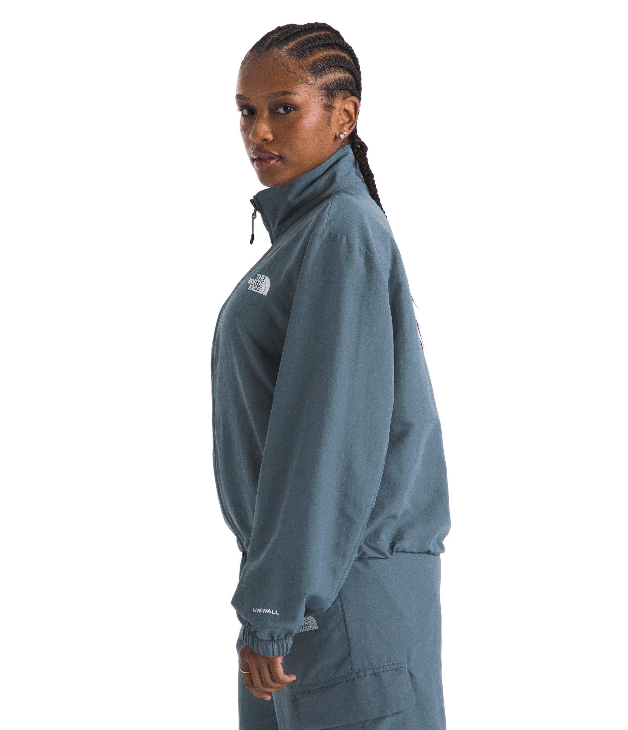 The North Face Women's Easy Wind Jacket - Dark Grey - DK GREY Thumbnail View 3