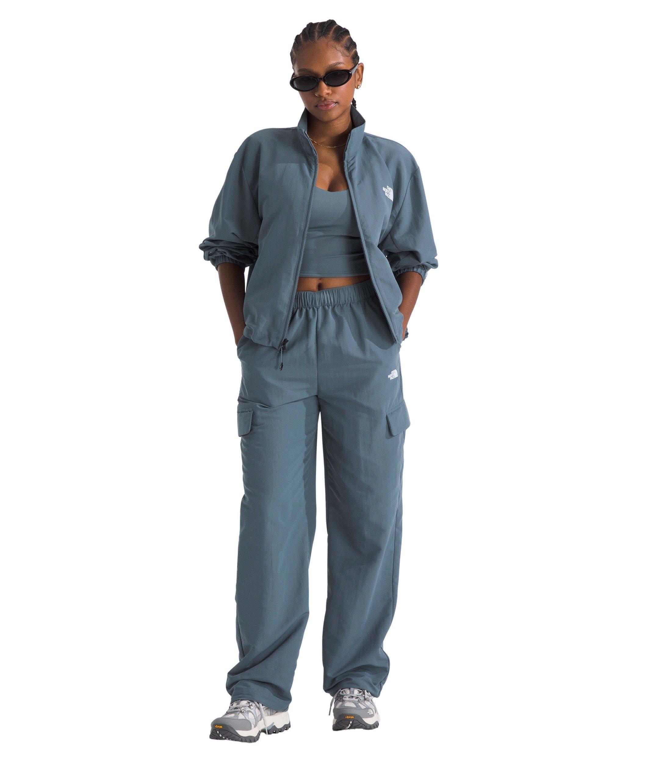 The North Face Women's Easy Wind Jacket -Dk Grey - DK GREY Thumbnail View 5