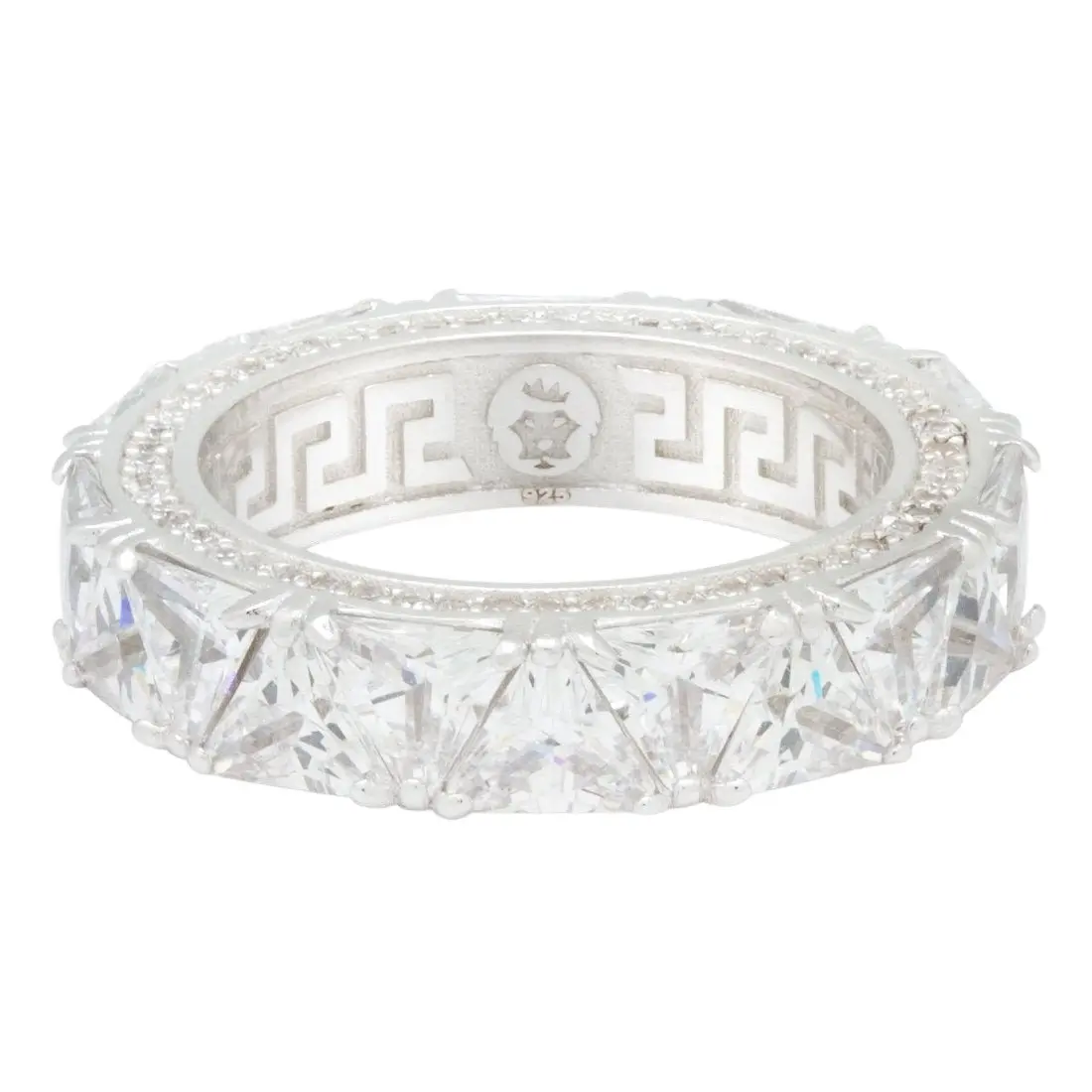 King Ice Trillion-Cut Ring - White Gold - WHITE GOLD