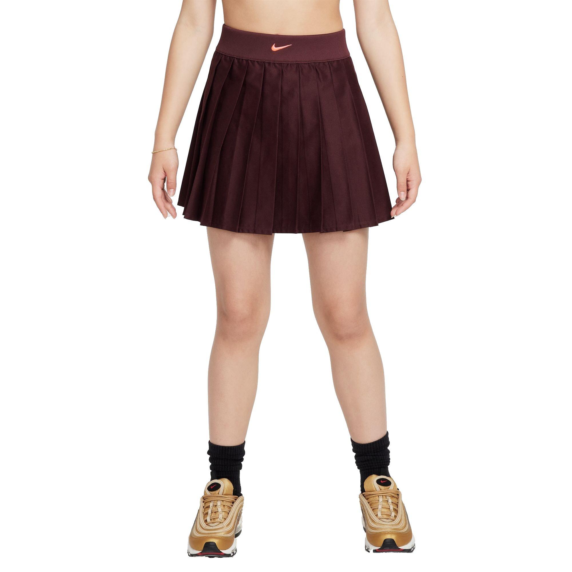 Nike Big Girls' Sportswear Graphic Star Pleated Skirt - RED Thumbnail View 4