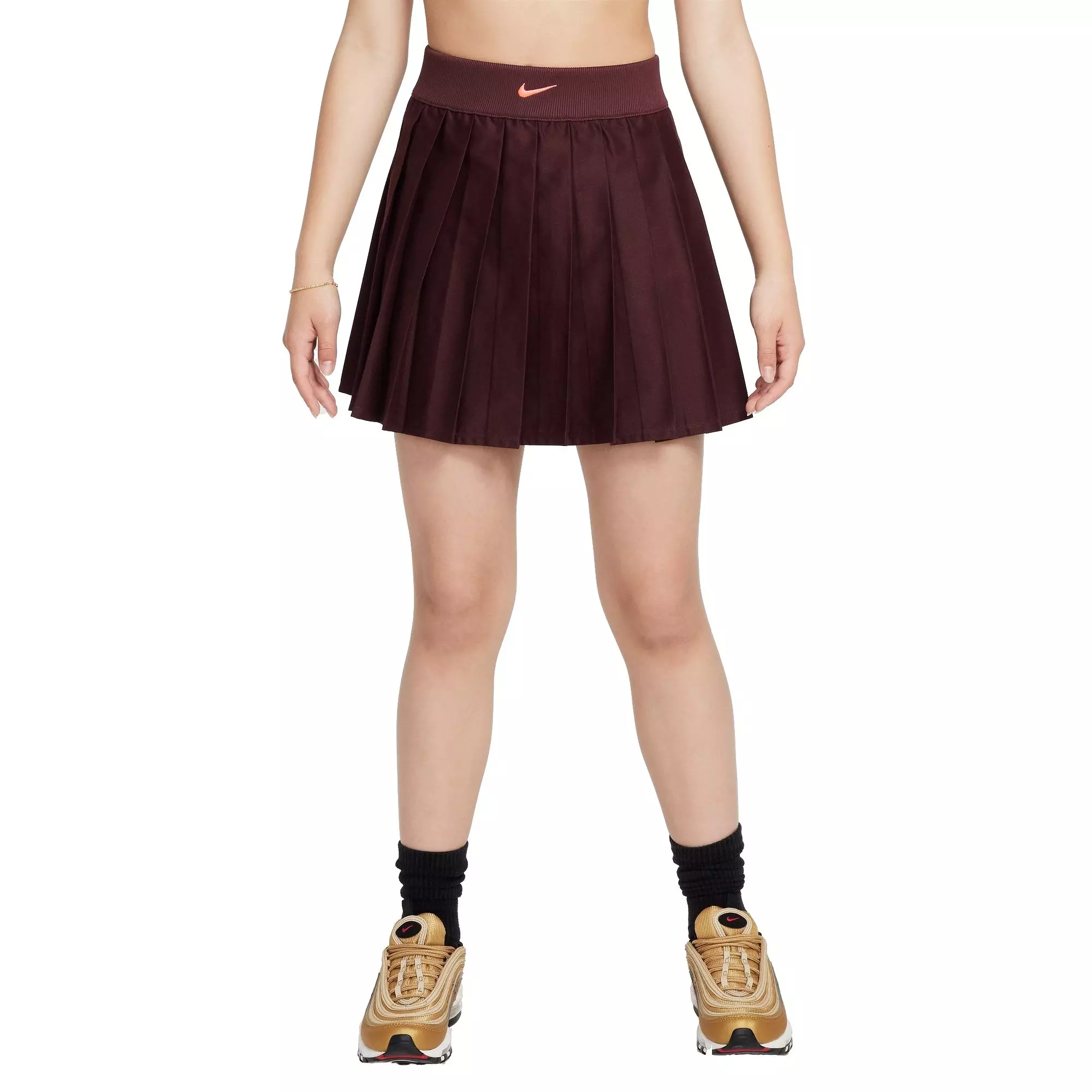 Nike Big Girls' Sportswear Graphic Star Pleated Skirt - RED