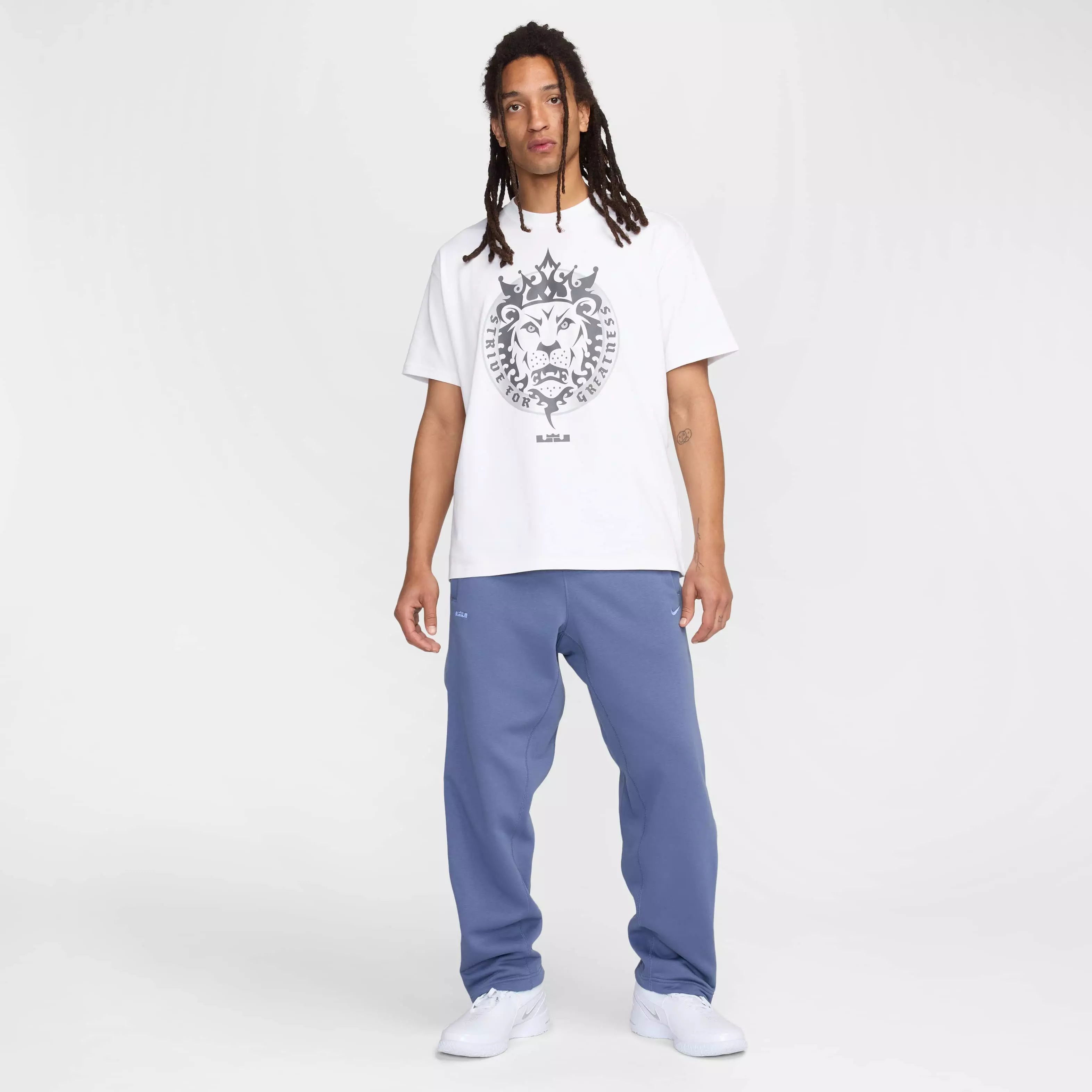 Nike LeBron Men's Max90 Basketball T-Shirt - WHITE