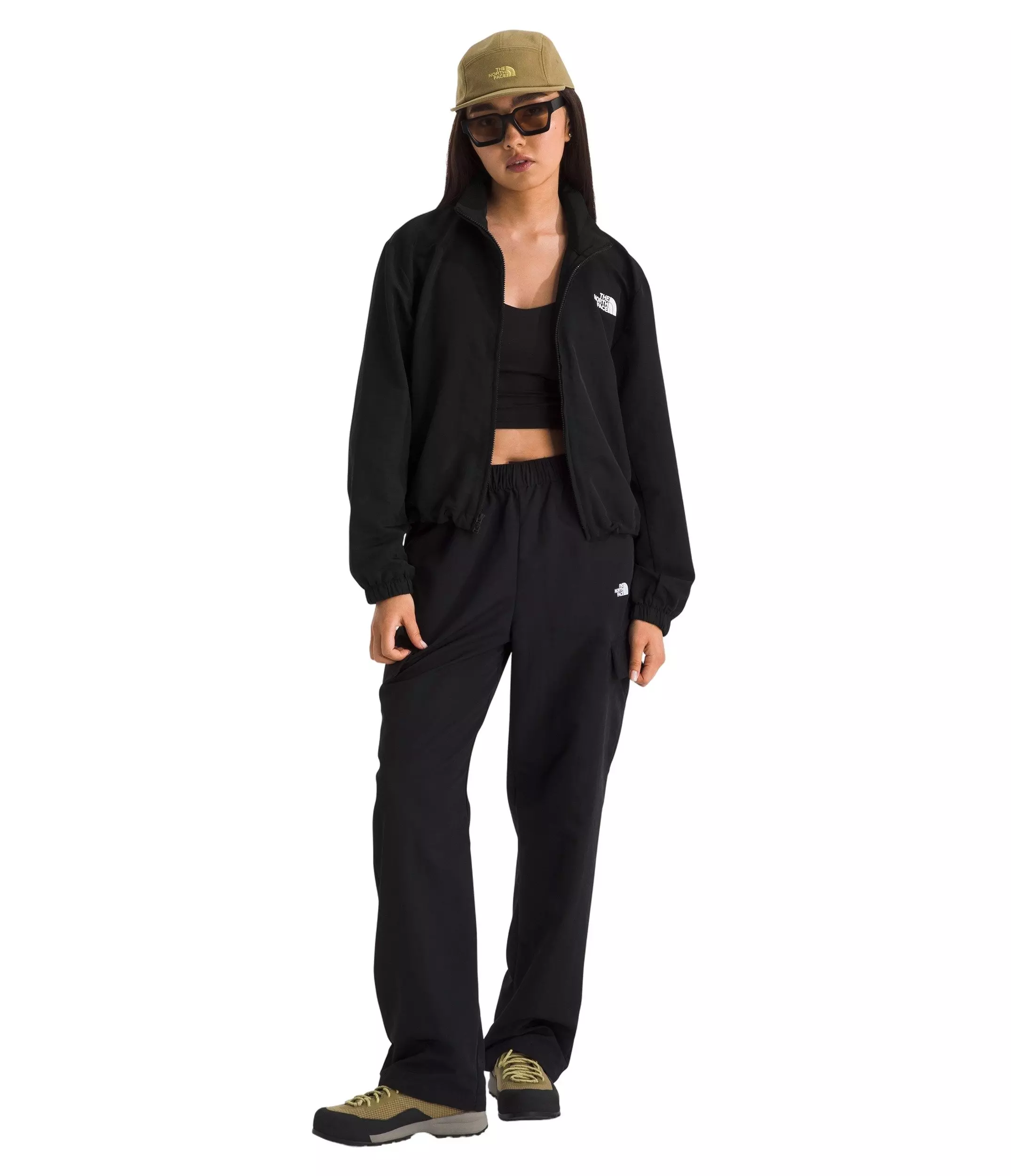 The North Face Women's Easy Wind Jacket - Black - BLACK