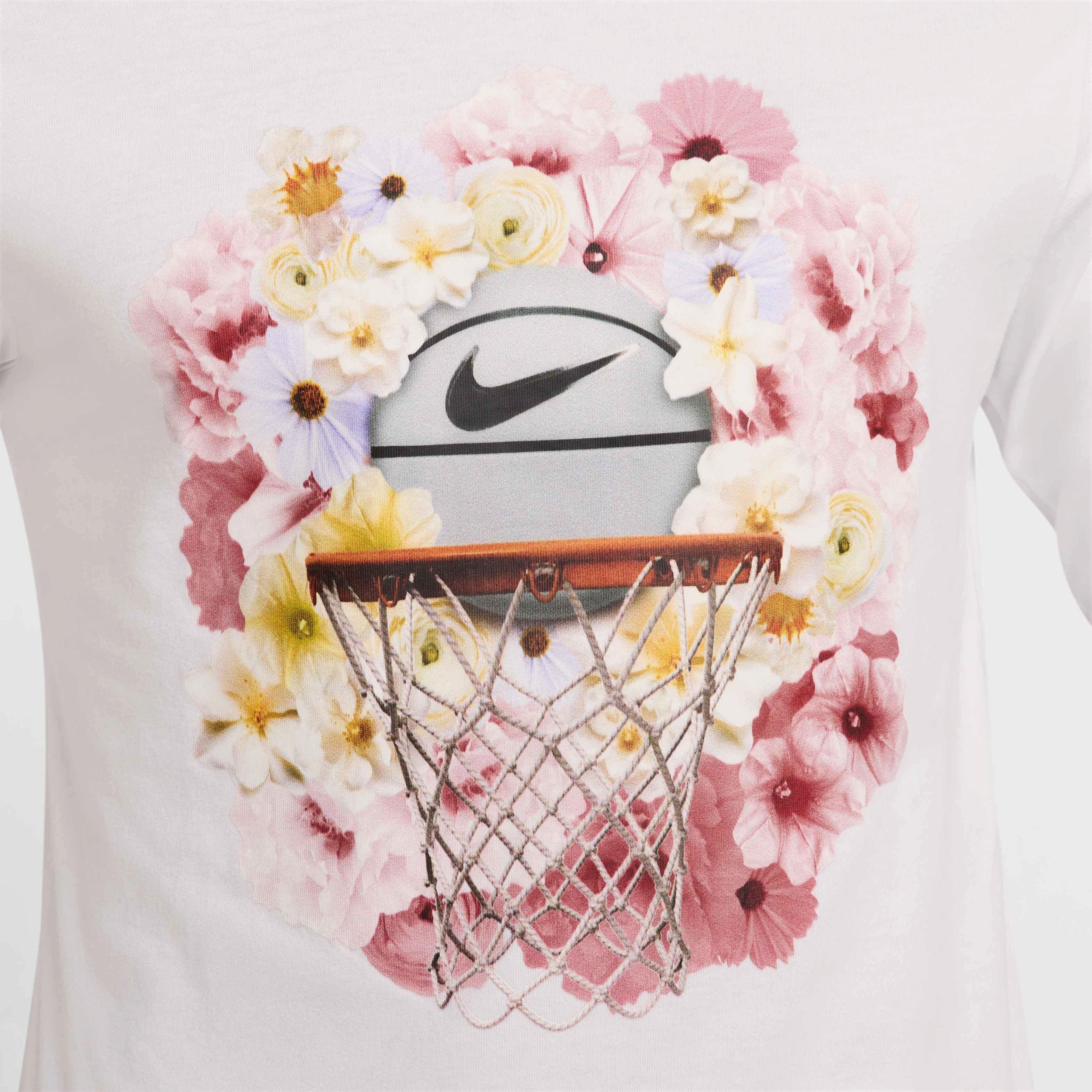 Nike Men's Max90 Long-Sleeve OC 2 SP25 Basketball T-Shirt - WHITE Thumbnail View 4