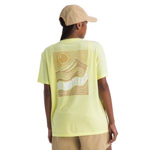 The North Face Women's Mountain Escape Short-Sleeve Tee - Yellow/White