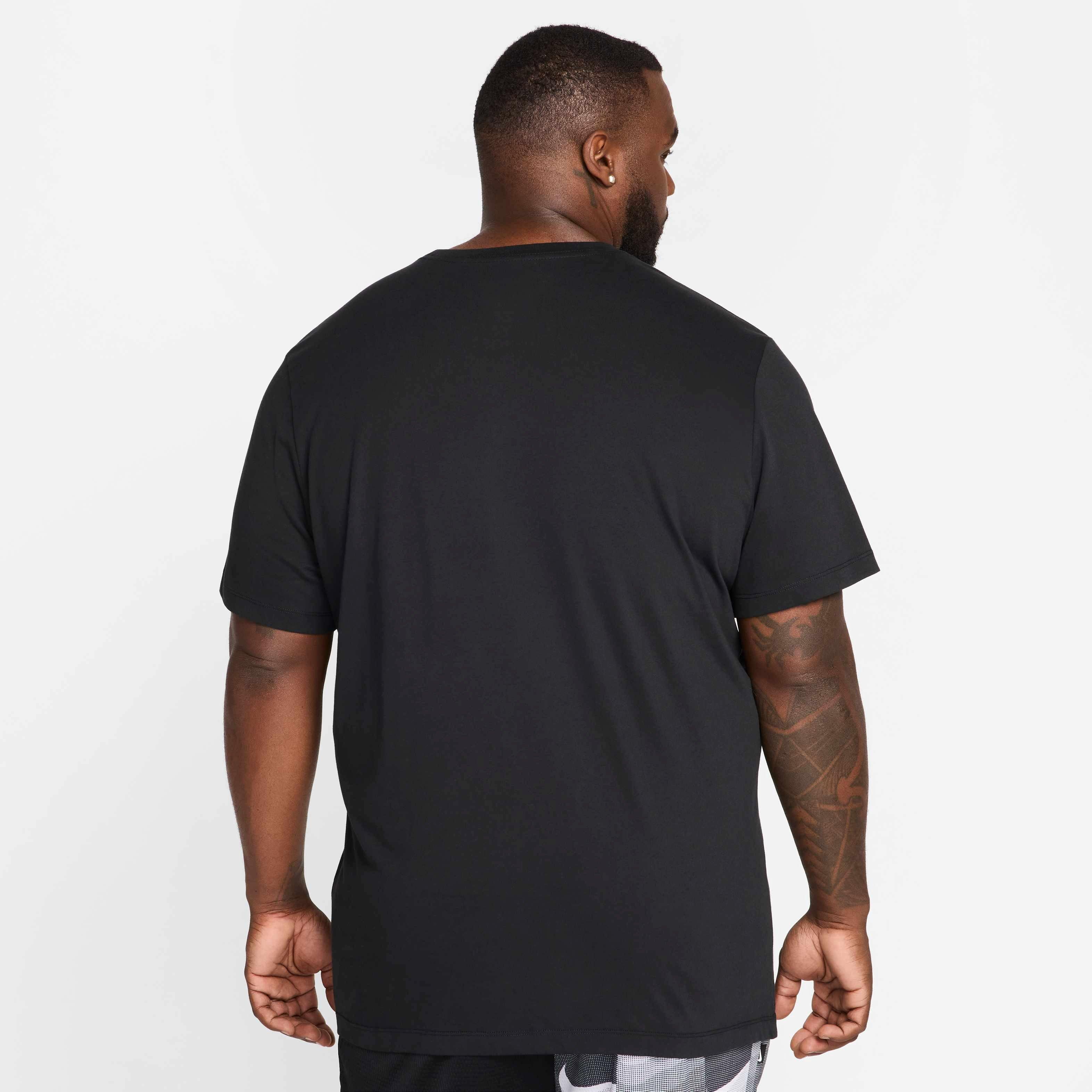 Nike Men's Dri-FIT OC 2 Basketball T-Shirt - BLACK Thumbnail View 6