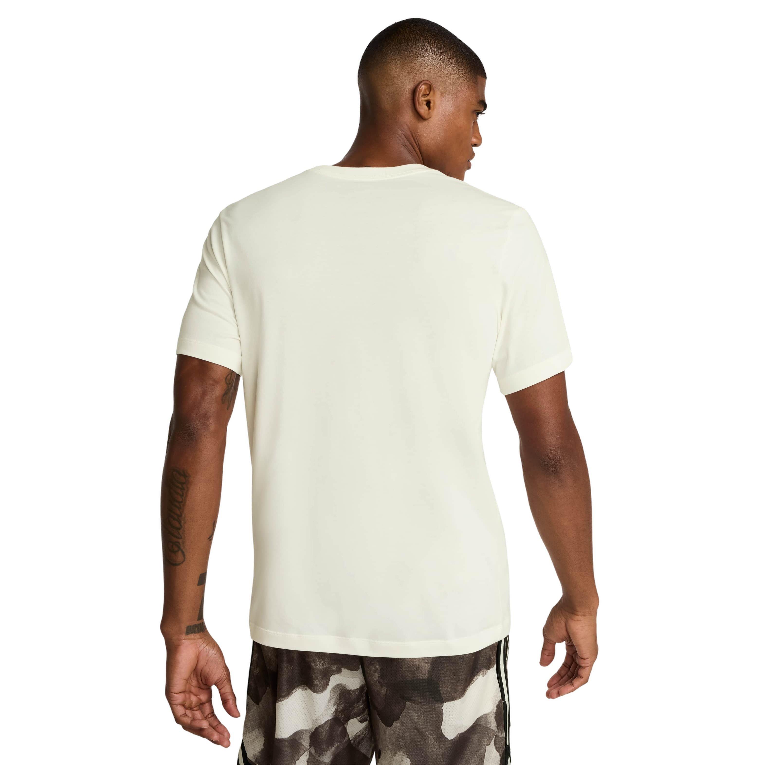 Nike Men's Dri-FIT OC 2 Basketball T-Shirt - WHITE Thumbnail View 2
