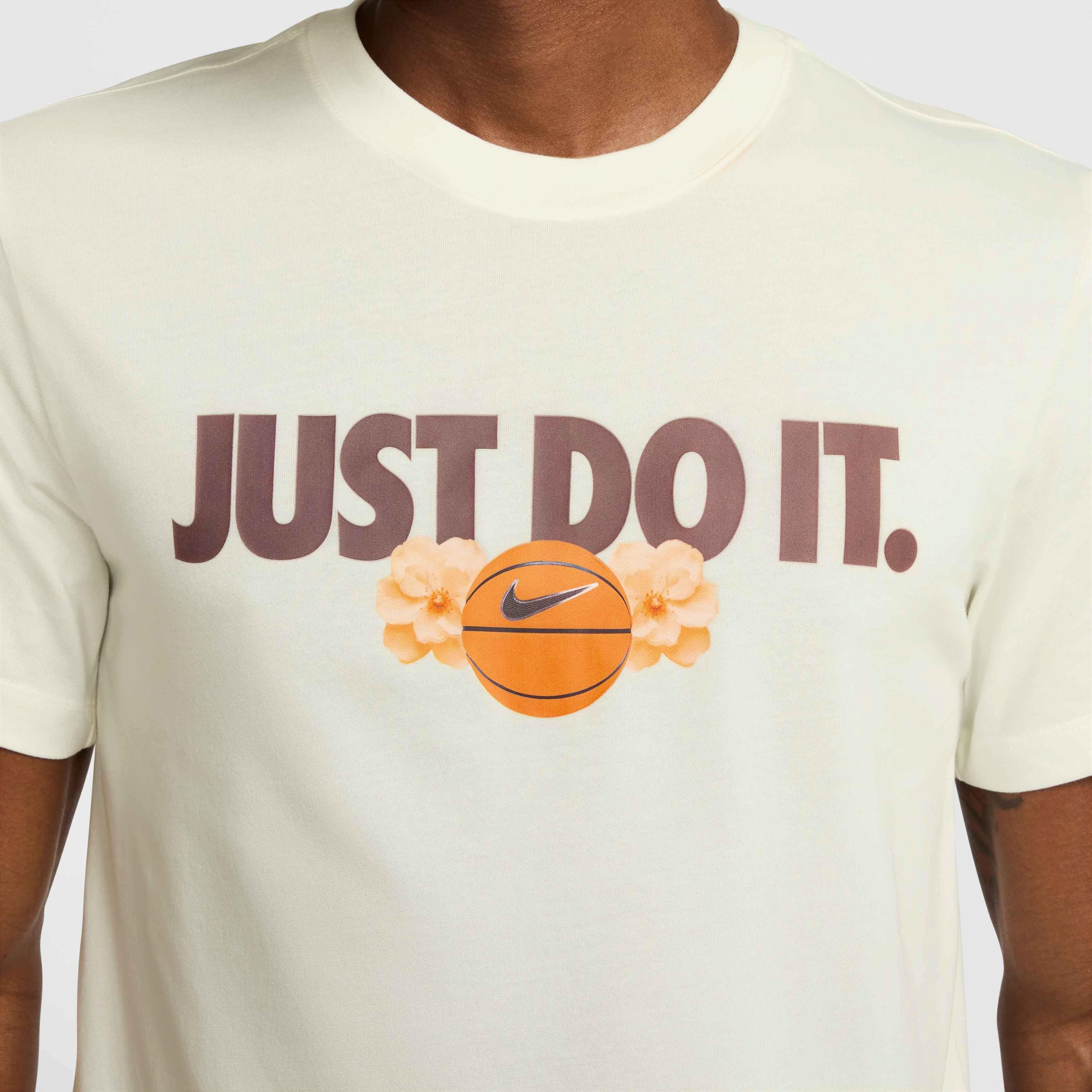 Nike Men's Dri-FIT OC 2 Basketball T-Shirt - WHITE Thumbnail View 4