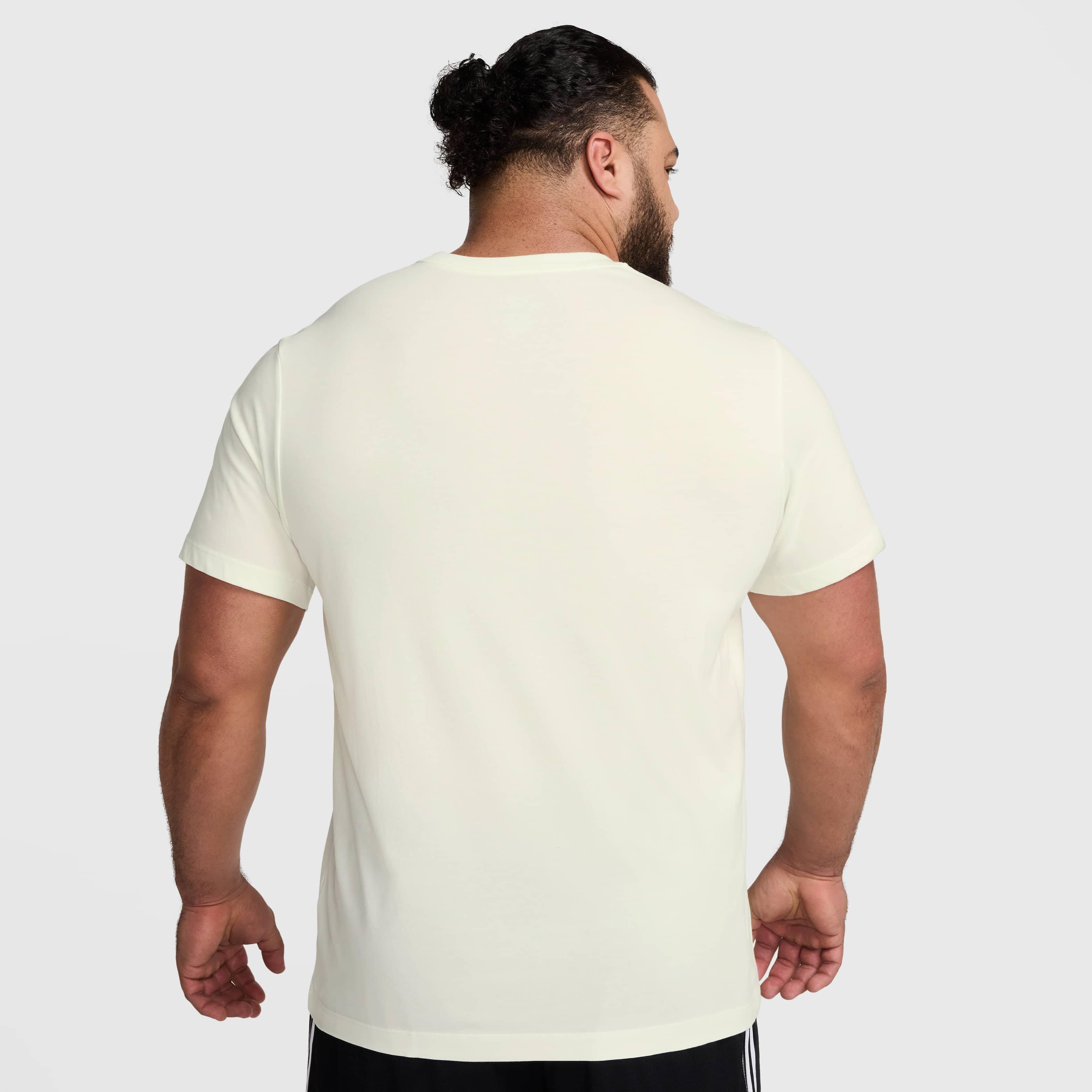 Nike Men's Dri-FIT OC 2 Basketball T-Shirt - WHITE Thumbnail View 7