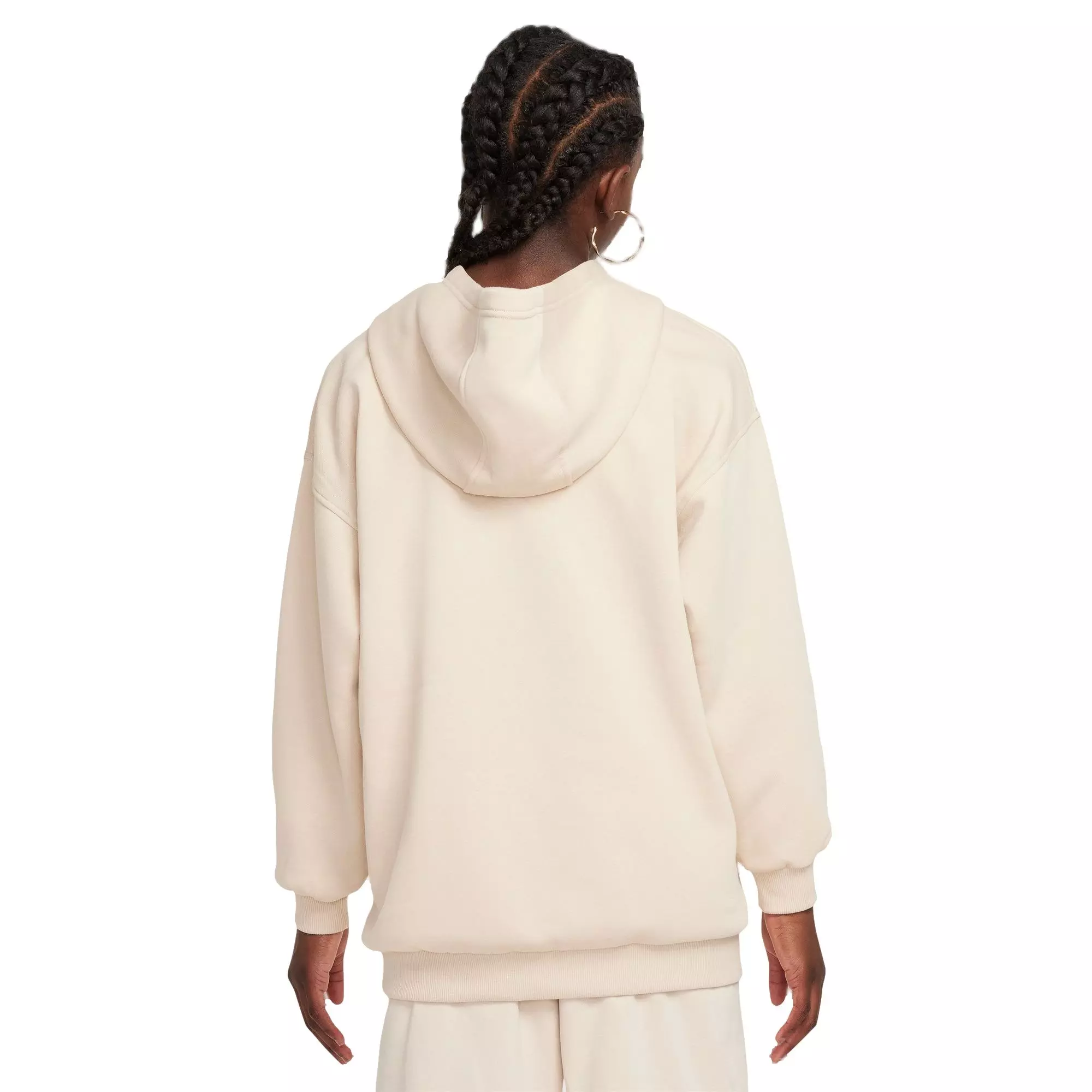 Nike Big Girls' Sportswear Club Fleece Oversized Pullover Hoodie - TAN