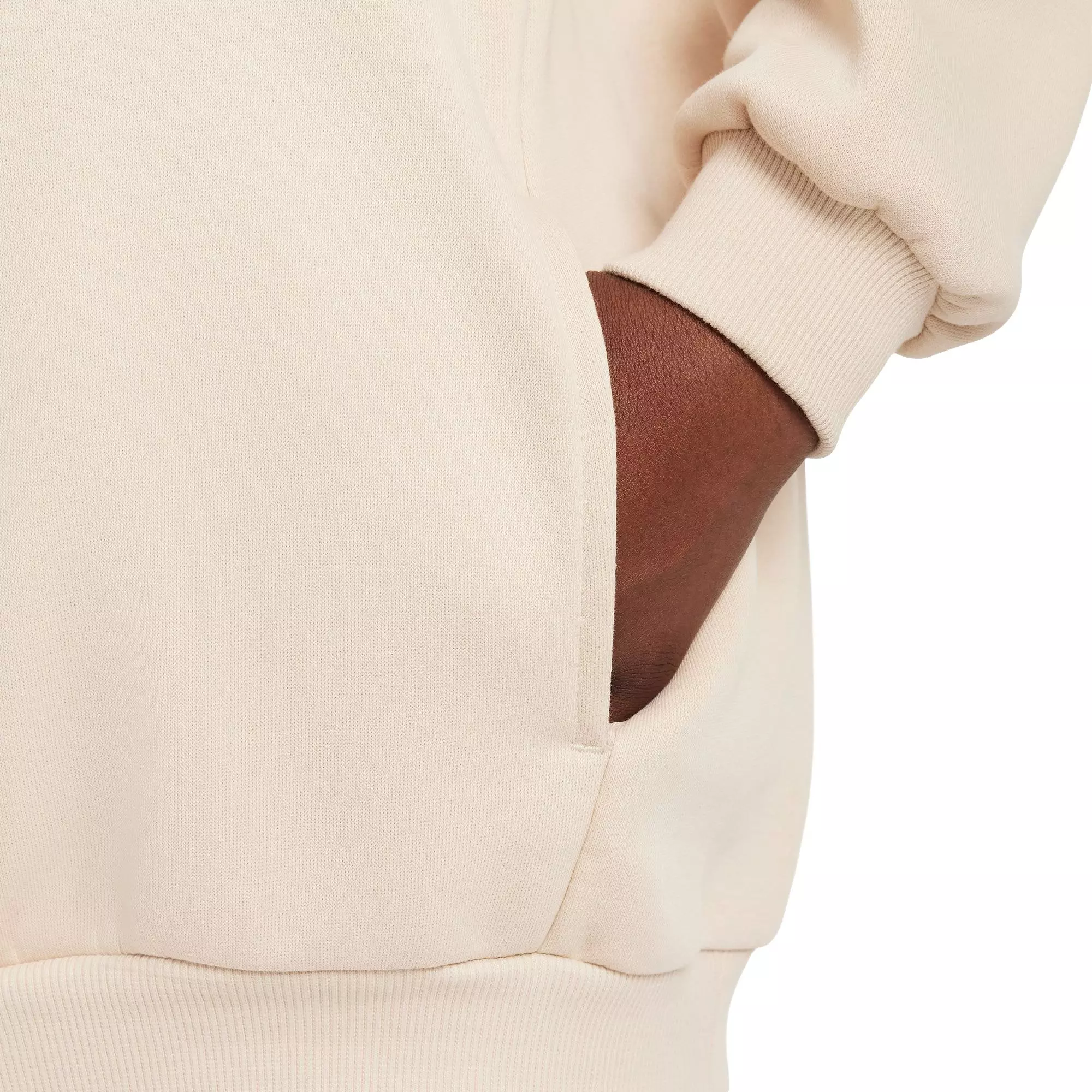 Nike Big Girls' Sportswear Club Fleece Oversized Pullover Hoodie - TAN