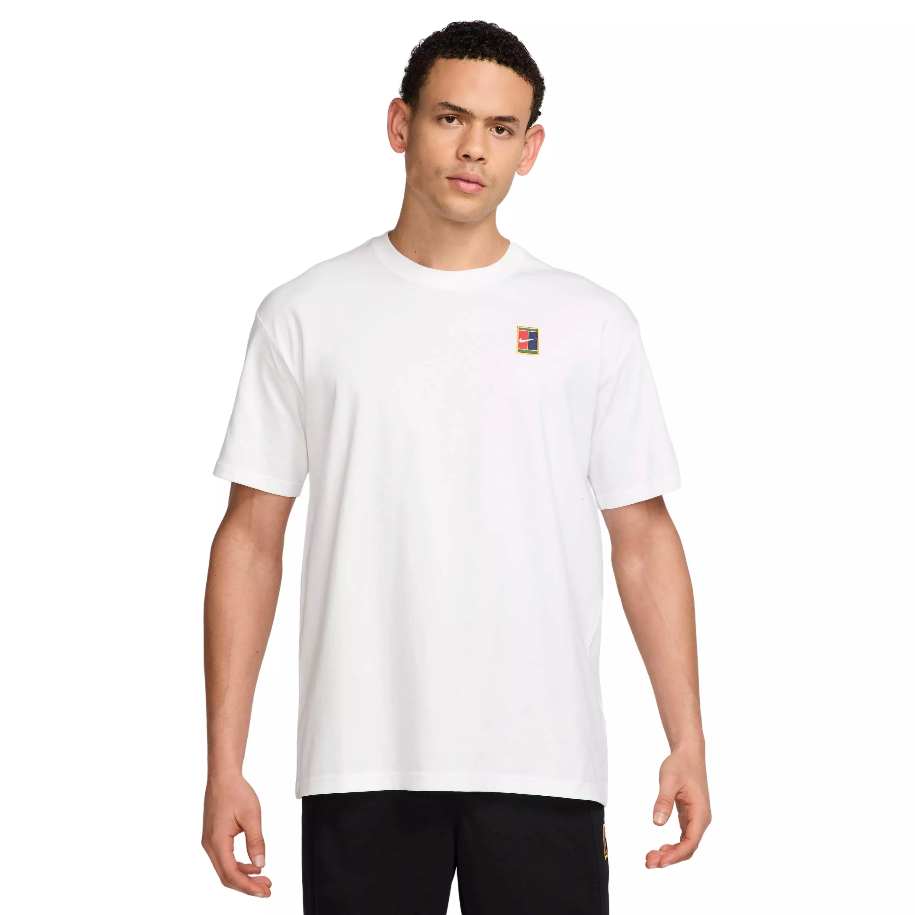 NikeCourt Men's Max90 OC Tennis T-Shirt - WHITE