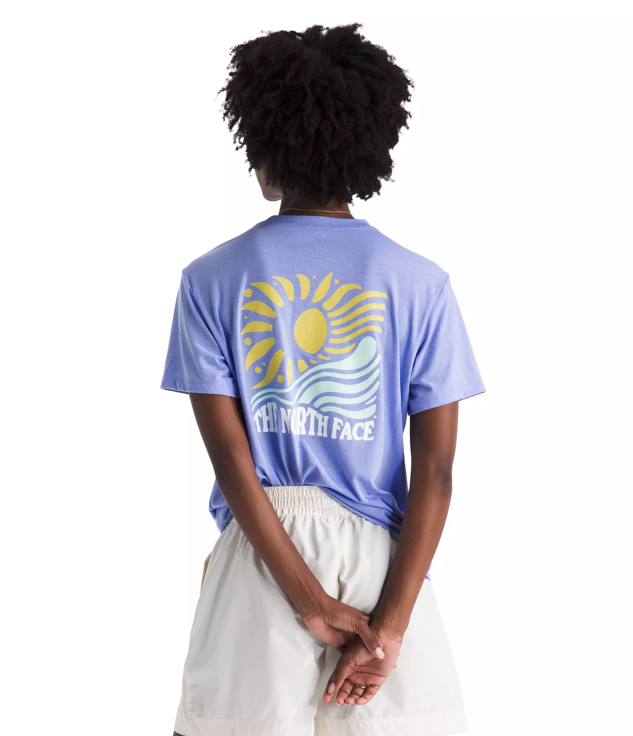The North Face Women's Vibey Sun Short-Sleeve Tee - Periwinkle - PERIWINKLE