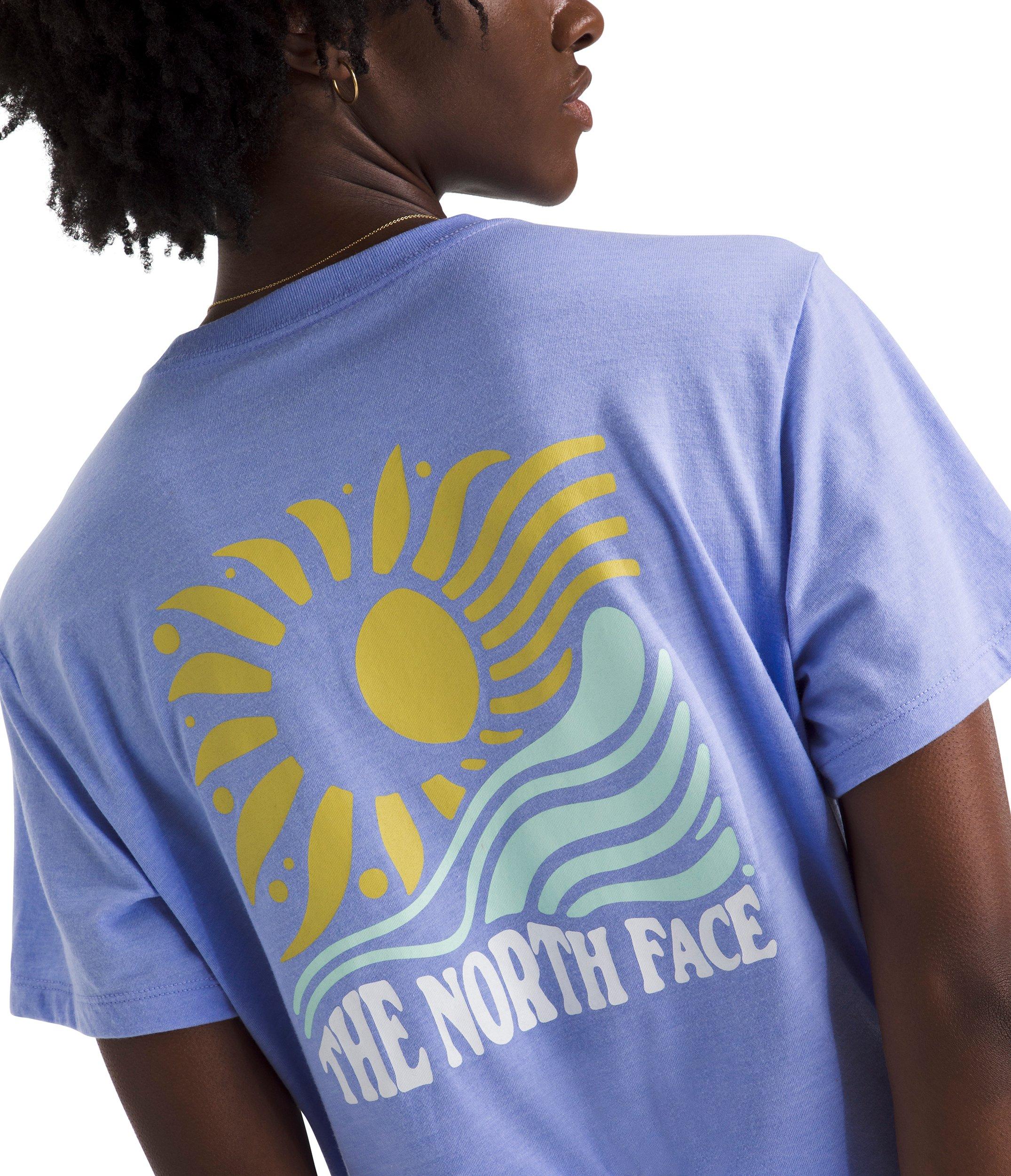 The North Face Women's Vibey Sun Short-Sleeve Tee -Periwinkle - PERIWINKLE Thumbnail View 3