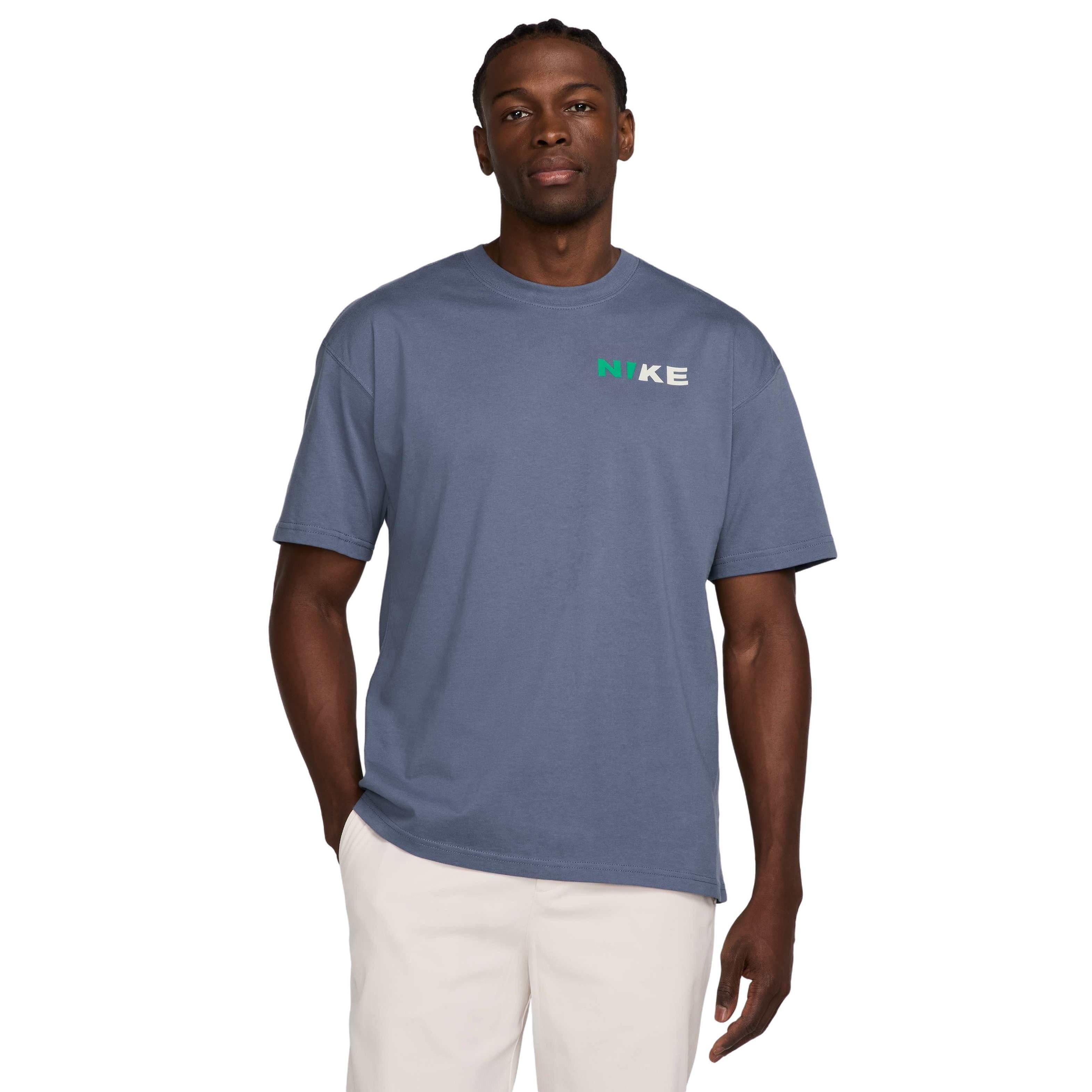 Nike Men's Max90 Golf OC T-Shirt - BLUE Thumbnail View 1