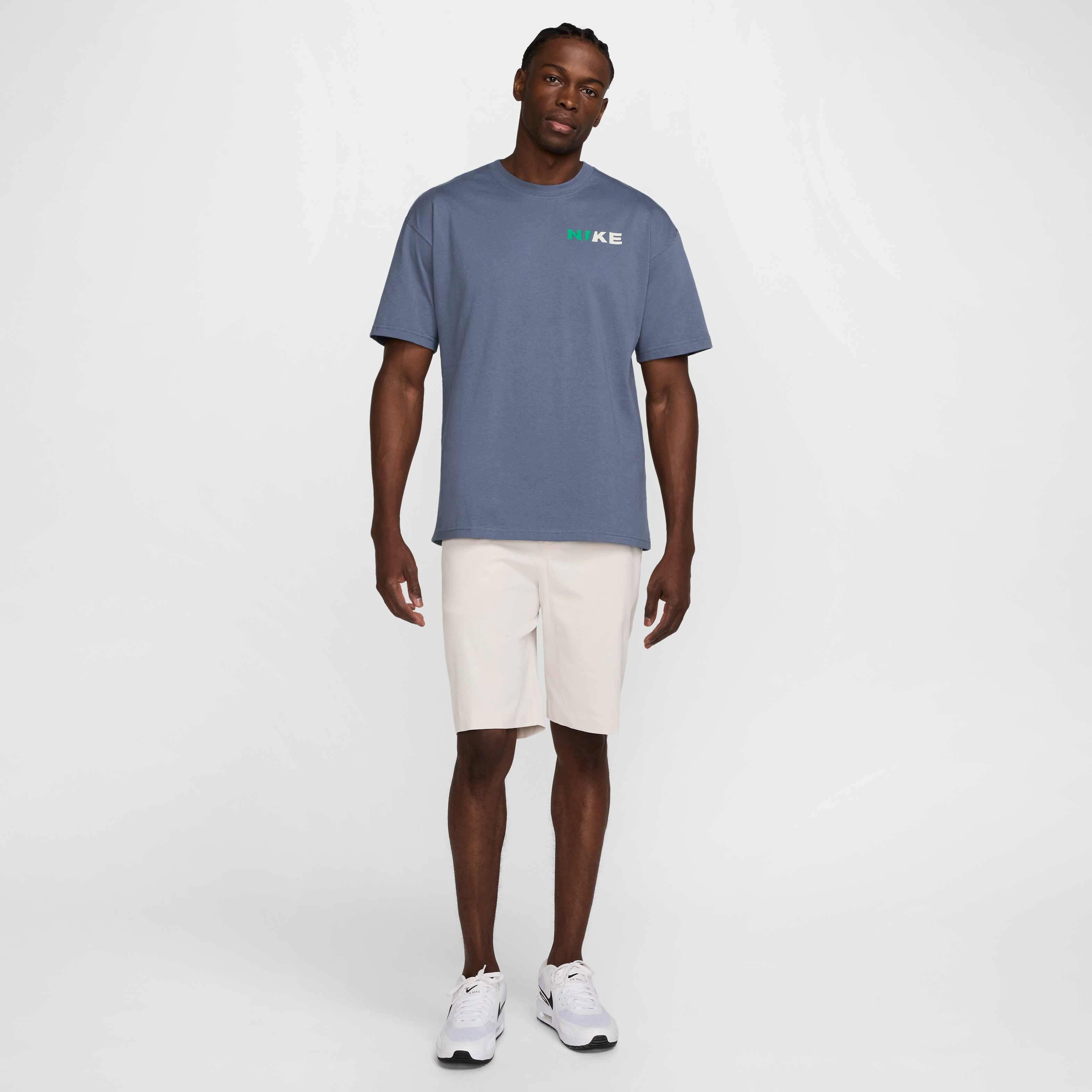 Nike Men's Max90 Golf OC T-Shirt - BLUE Thumbnail View 5