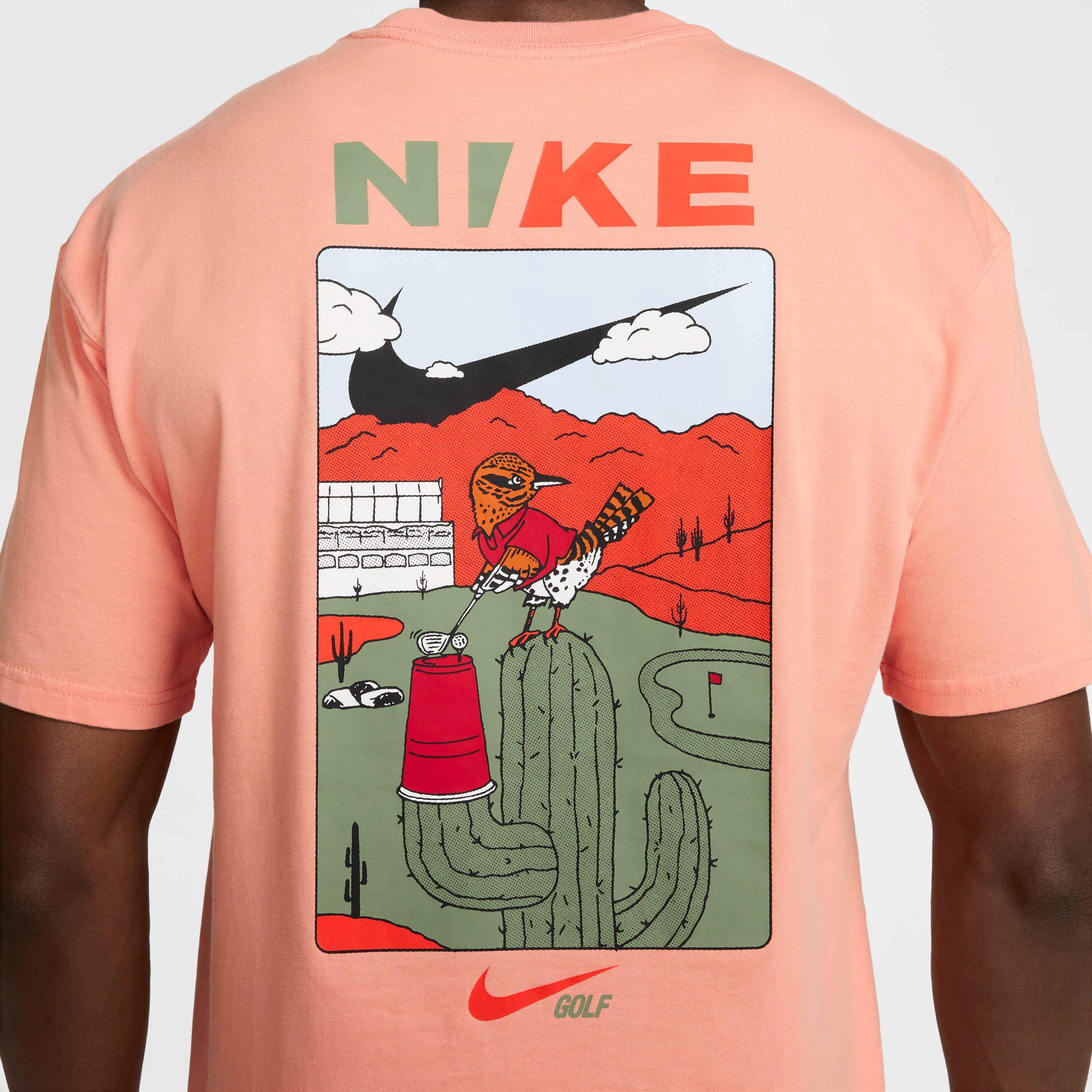 Nike Men's Max90 Golf OC T-Shirt - APRICOT Thumbnail View 4