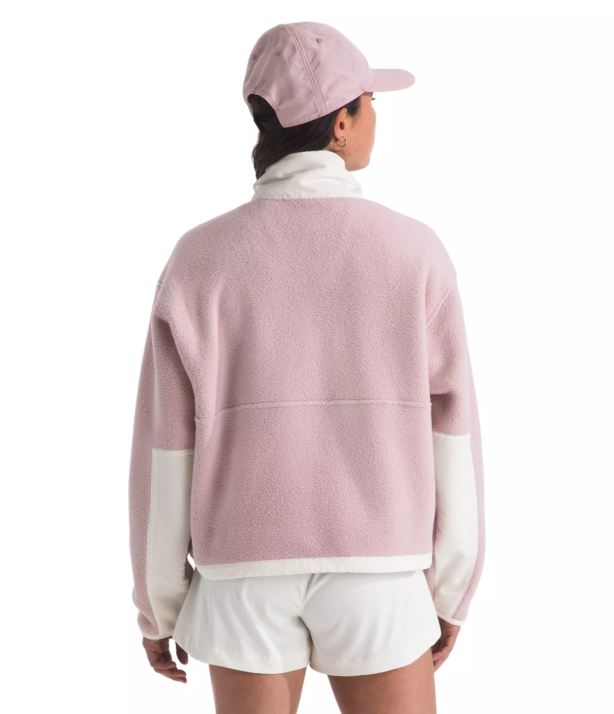 The North Face Women's Yumiori Off Peak Full-Zip Jacket -Pink/White - PINK/WHITE