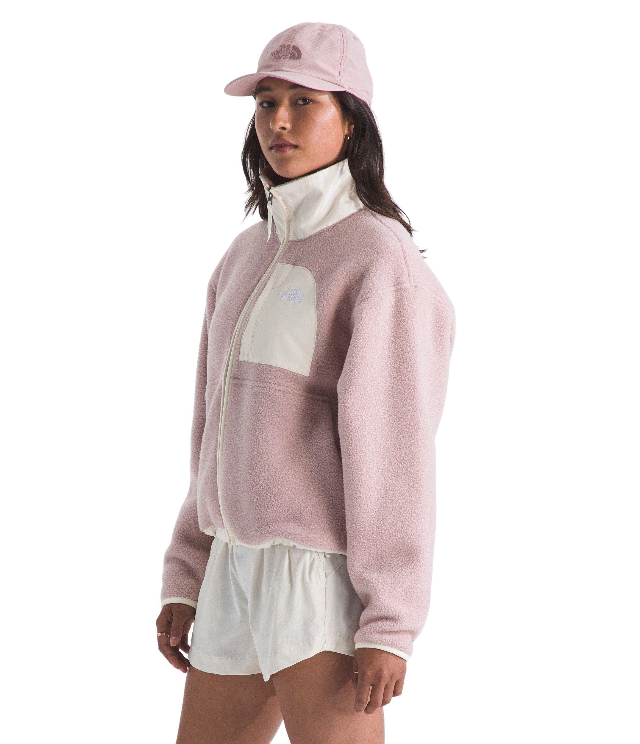 The North Face Women's Yumiori Off Peak Full-Zip Jacket - Pink/White - PINK/WHITE Thumbnail View 3