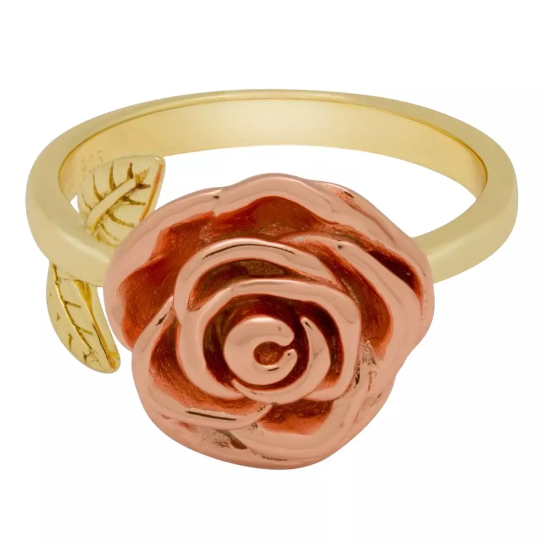 King Ice Roses are Red Ring - 14K/ROSE GOLD