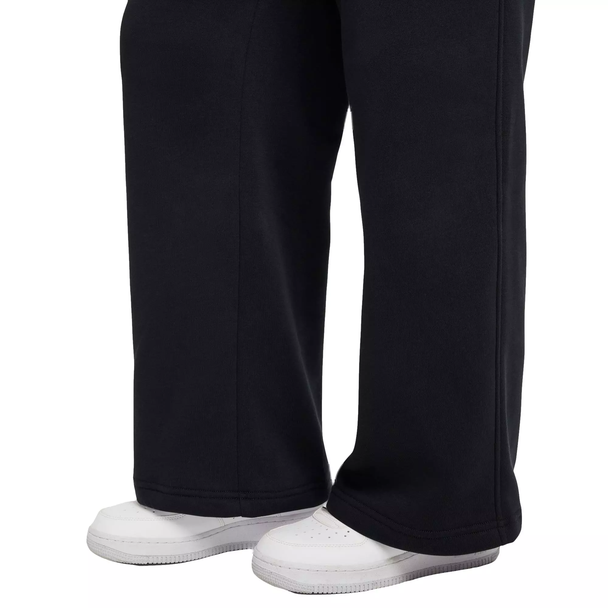 Nike Big Girls' Sportswear Club Fleece Wide-Leg Pants - BLACK