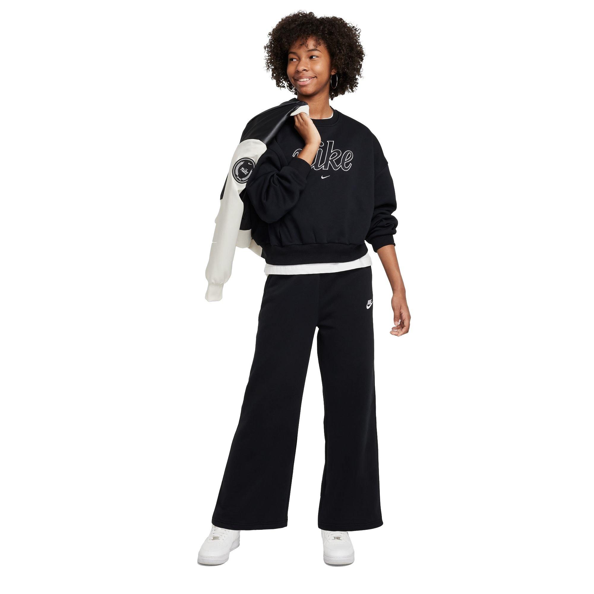Nike Sportswear Club Fleece Big Girls' Wide-Leg Pants