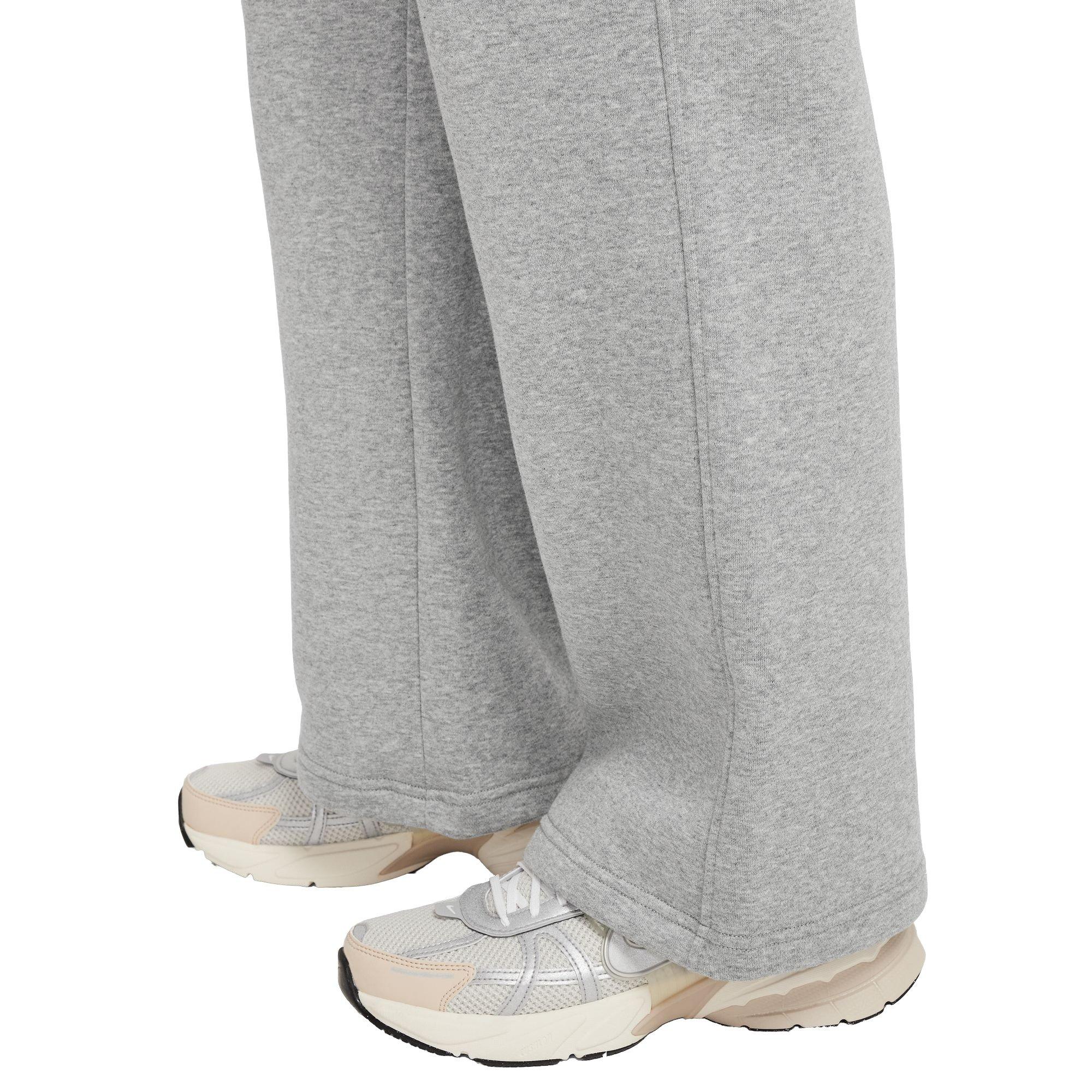 Nike Big Girls' Sportswear Club Fleece Wide-Leg Pants - GREY Thumbnail View 5