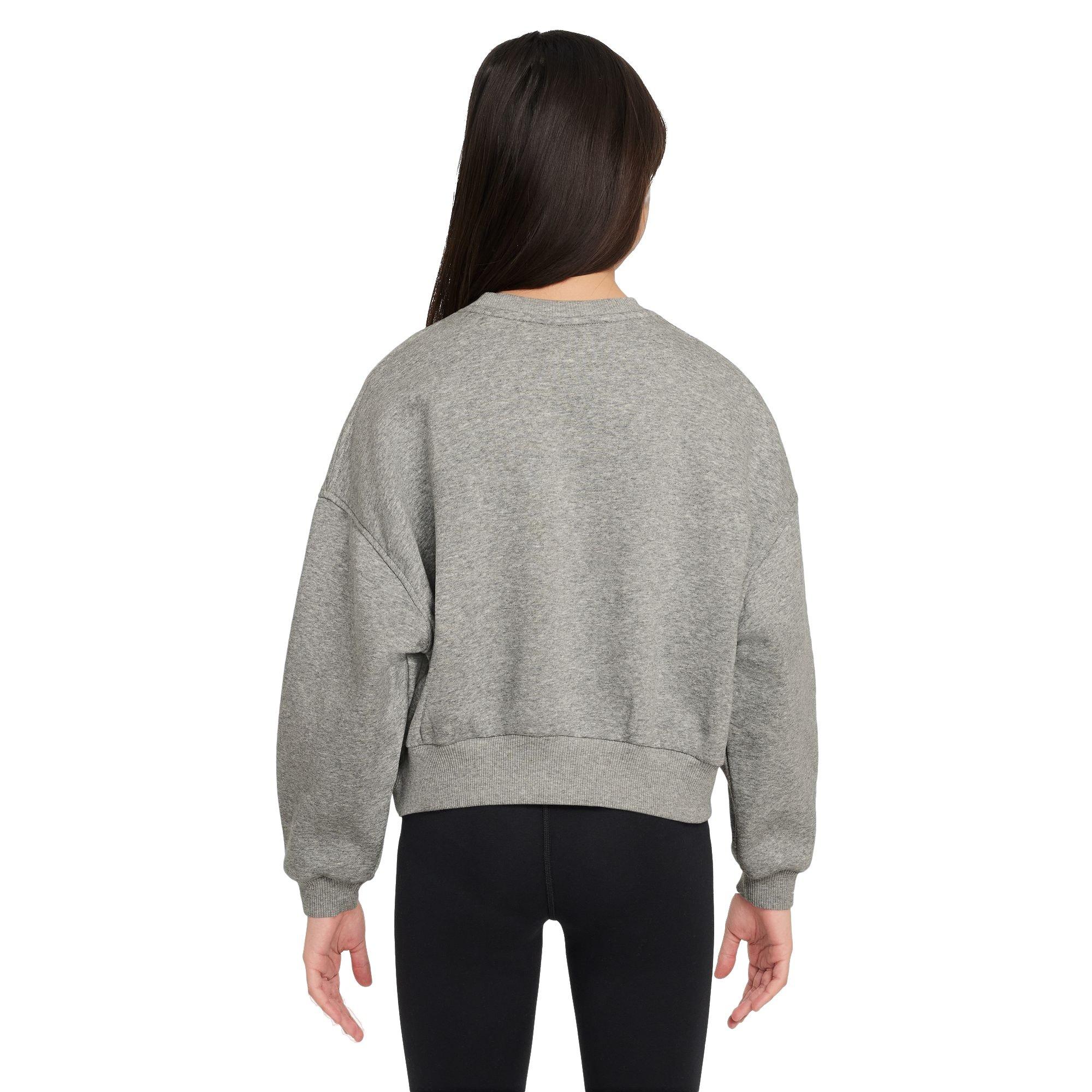 Nike Sportswear Club Fleece Boxy Crew-Neck Big Girls' Sweatshirt