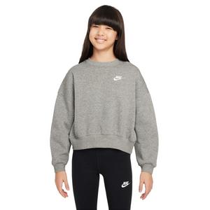 Nike Big Girls' Sportswear Club Fleece Boxy Crew-Neck Sweatshirt
