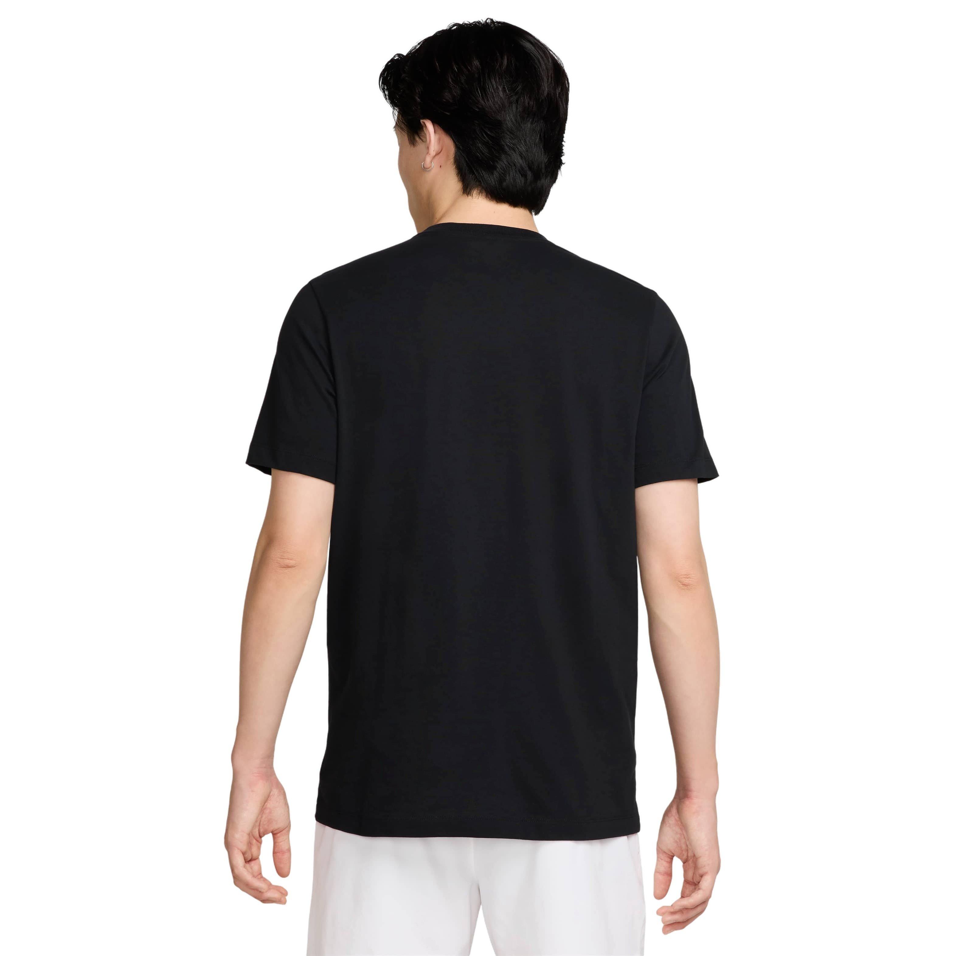 NikeCourt Men's Dri-FIT OC Tennis T-Shirt - BLACK Thumbnail View 2