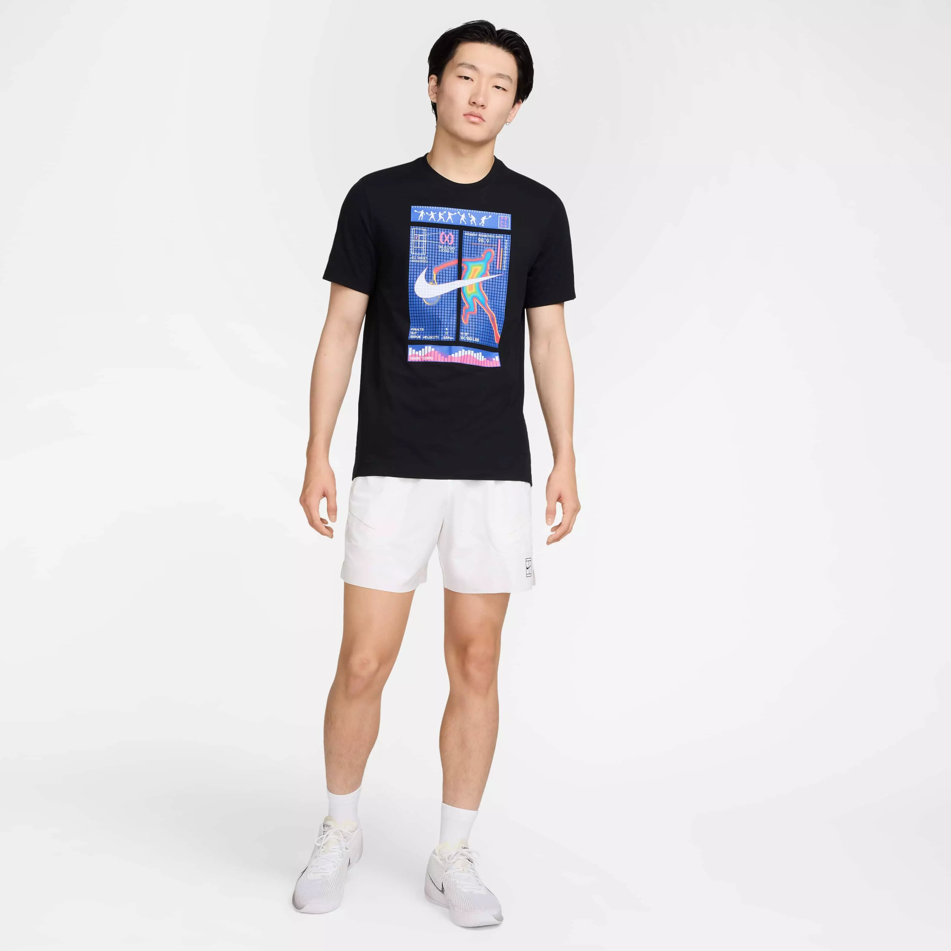 NikeCourt Men's Dri-FIT OC Tennis T-Shirt - BLACK