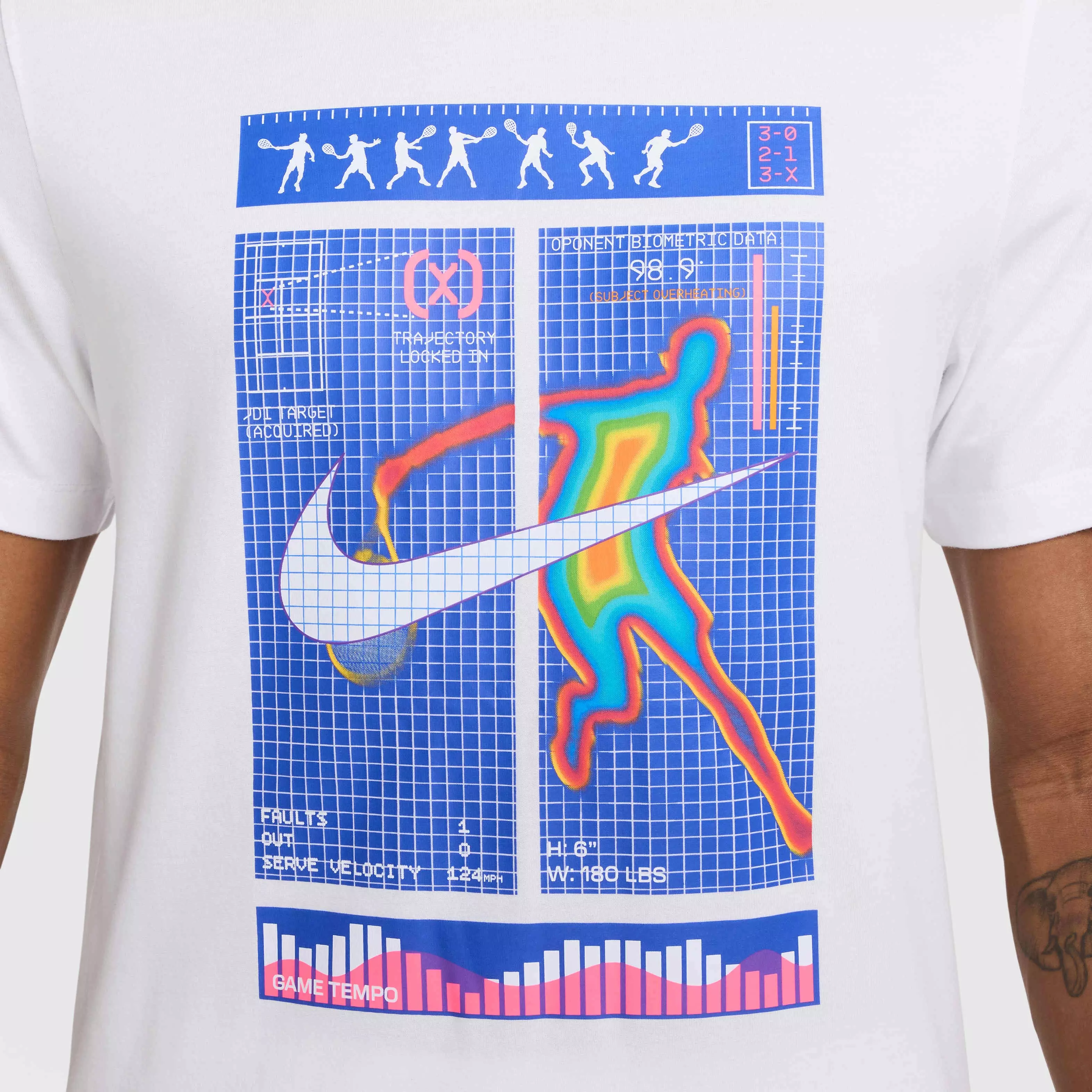 NikeCourt Men's Dri-FIT OC Tennis T-Shirt - WHITE