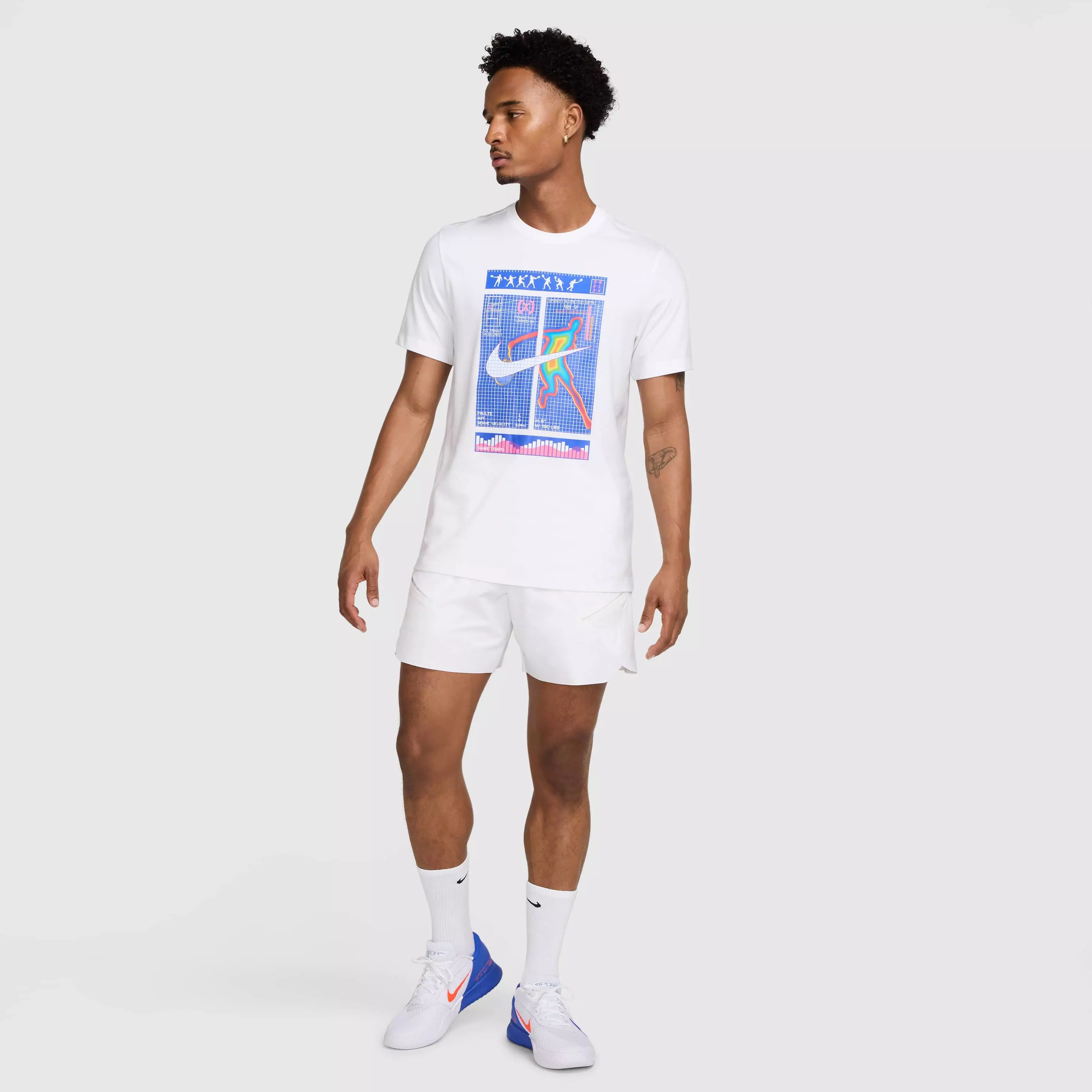 NikeCourt Men's Dri-FIT OC Tennis T-Shirt - WHITE