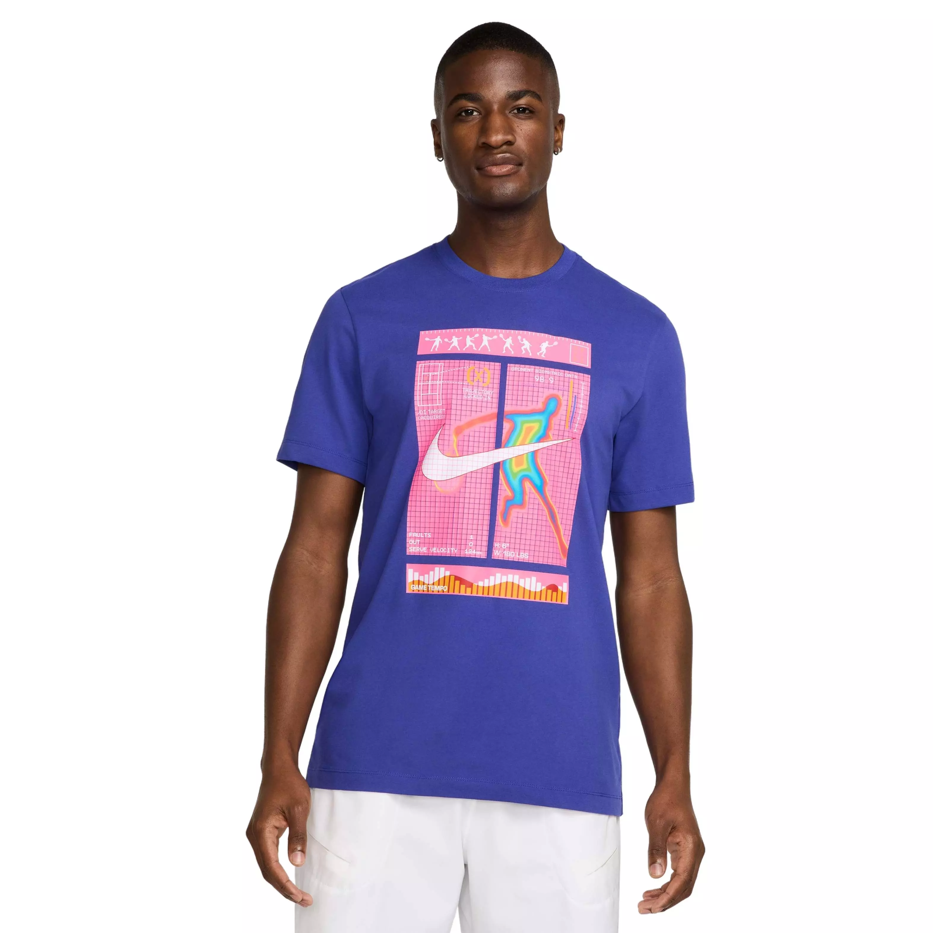 NikeCourt Men's Dri-FIT OC Tennis T-Shirt - PURPLE