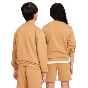 Nike Big Kids' Sportswear Club French Terry Crew-Neck Sweatshirt