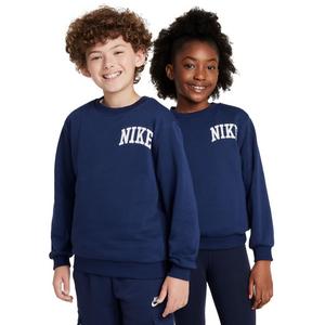 Nike Big Kids' Sportswear Club French Terry Crew-Neck Sweatshirt